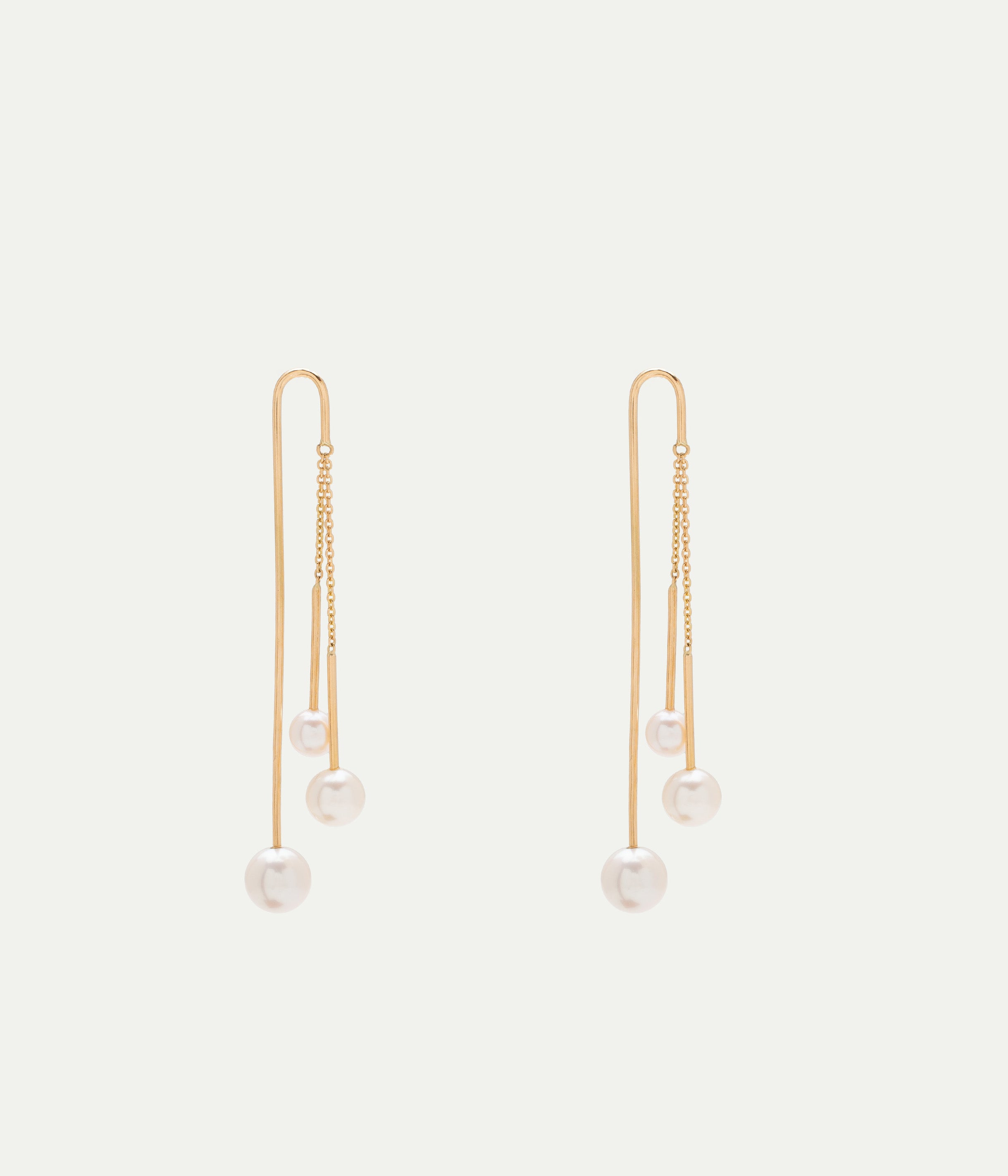Pearl earrings
