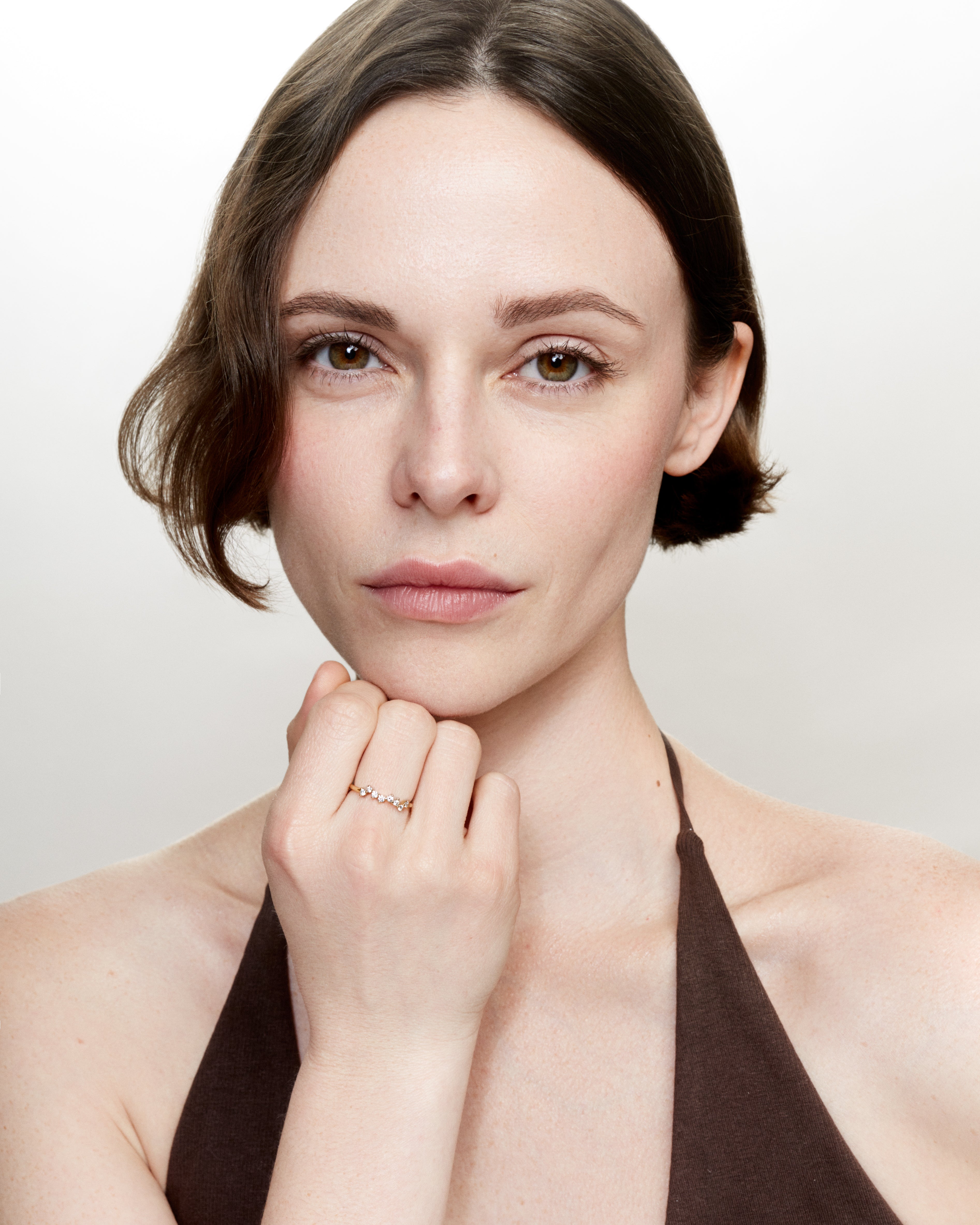 Jeanne yellow gold and diamonds ring