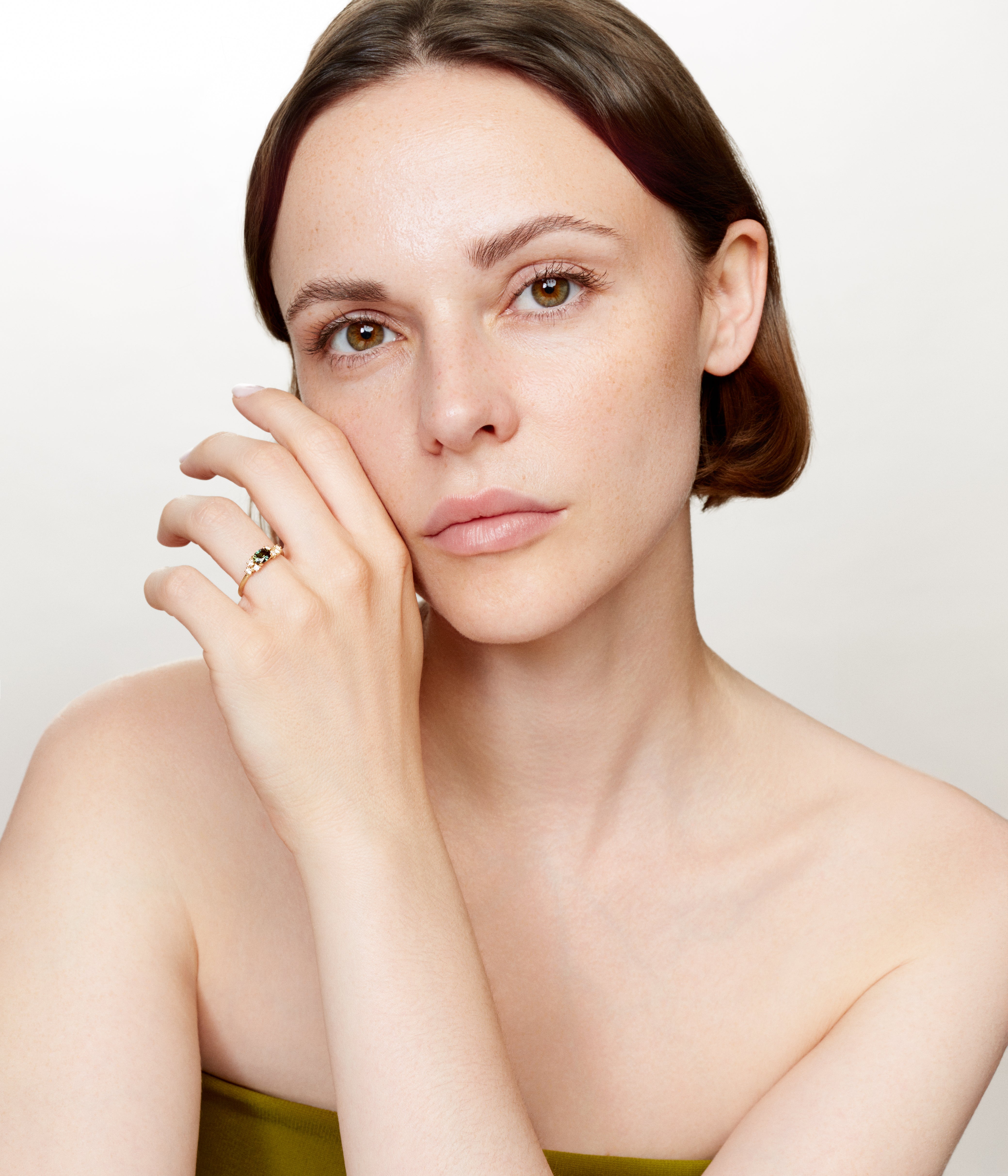 Aurore Green Sapphire Ring