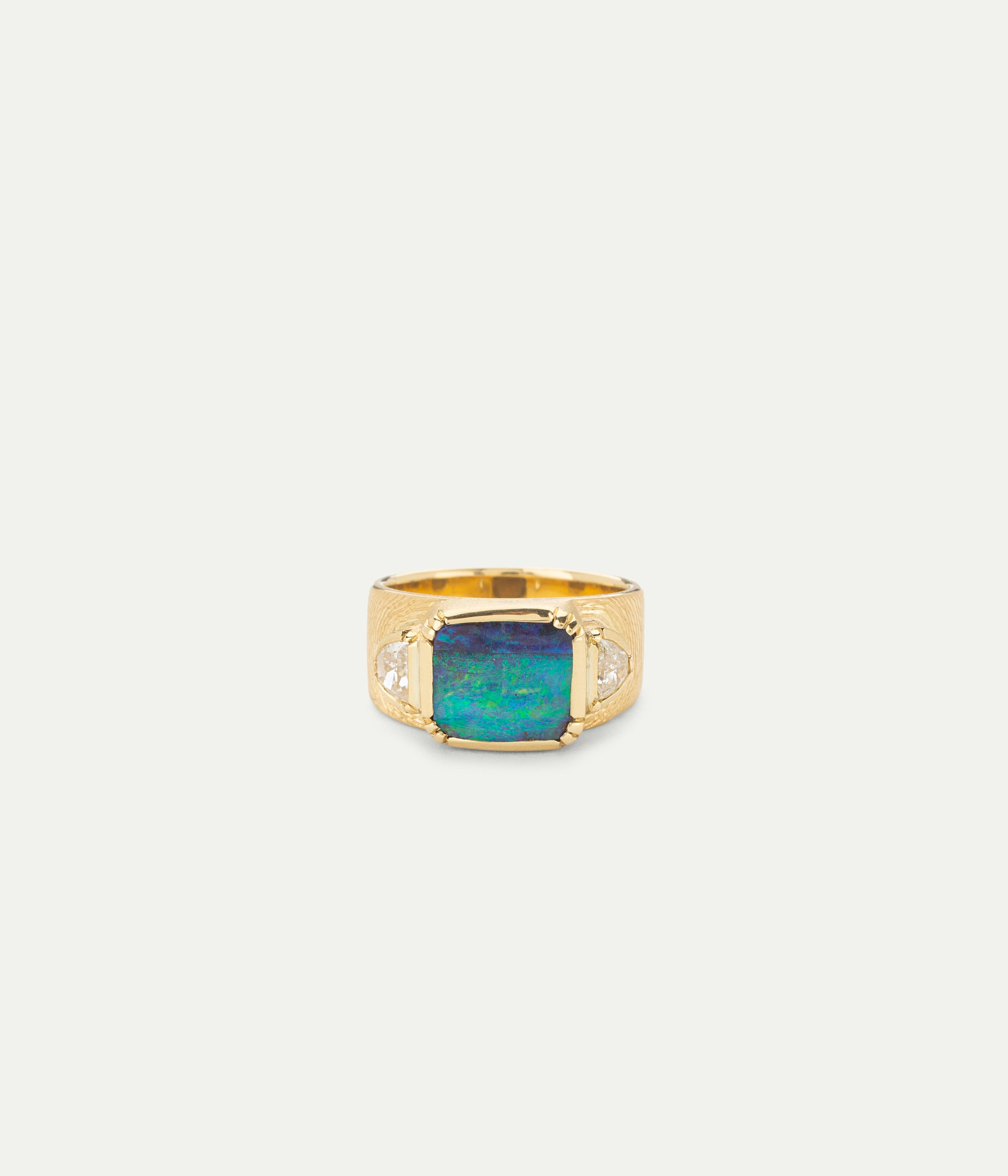 Harmony Opal and diamonds ring