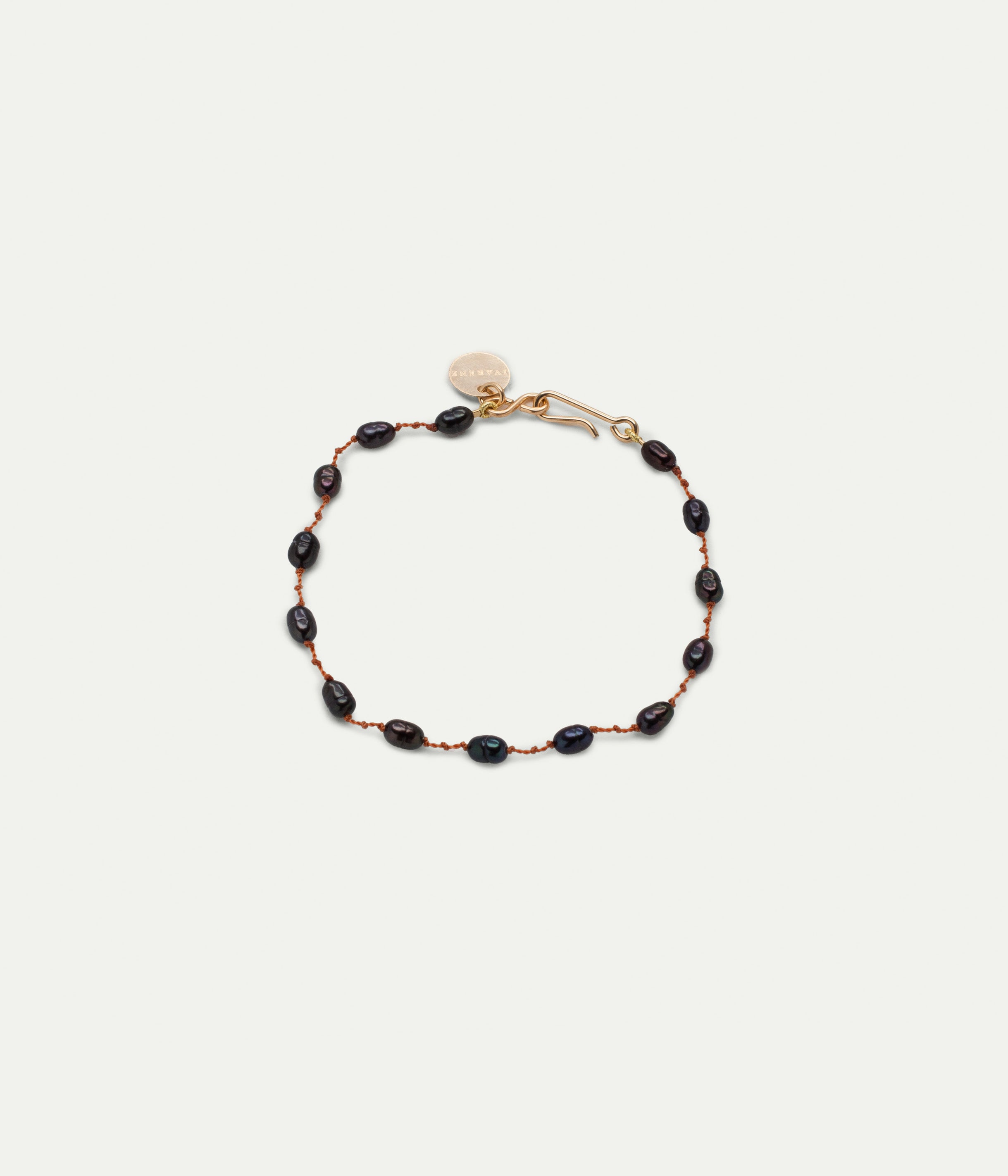 Bird mini grey pearls bracelet