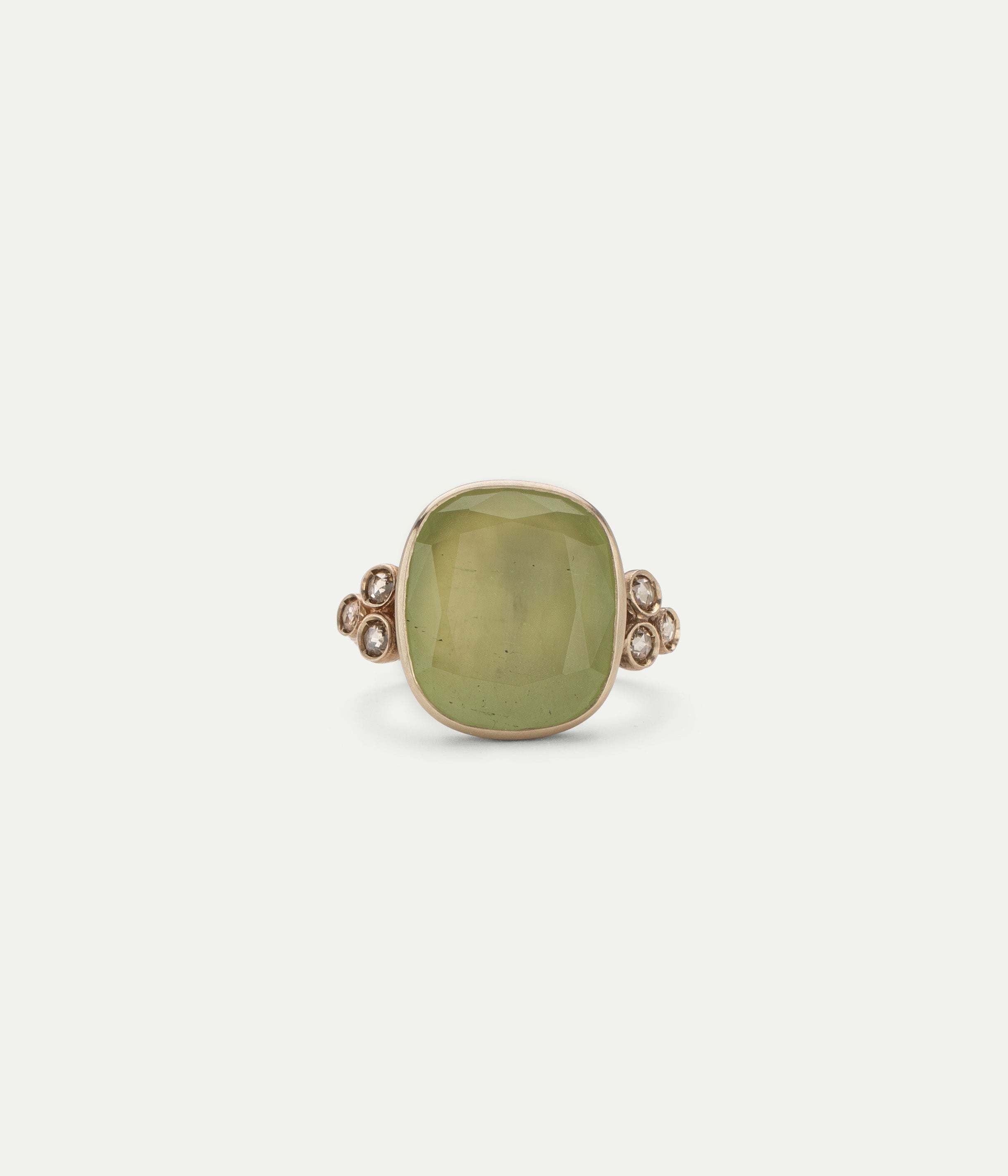 Bague Beauty Carre Beryl vert
