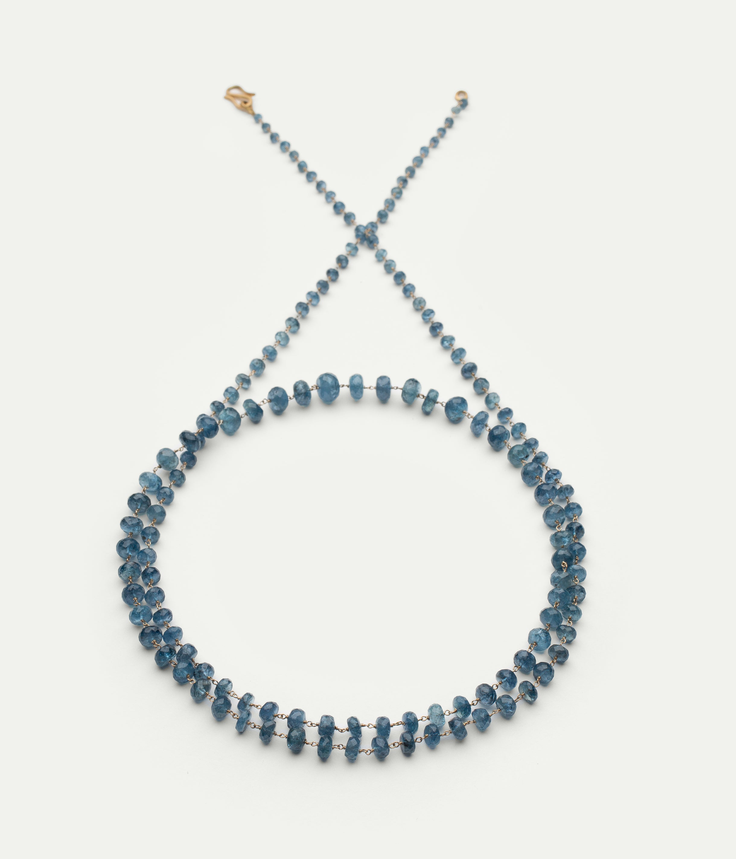 Collier Rosary S Paulette Aigue Marine