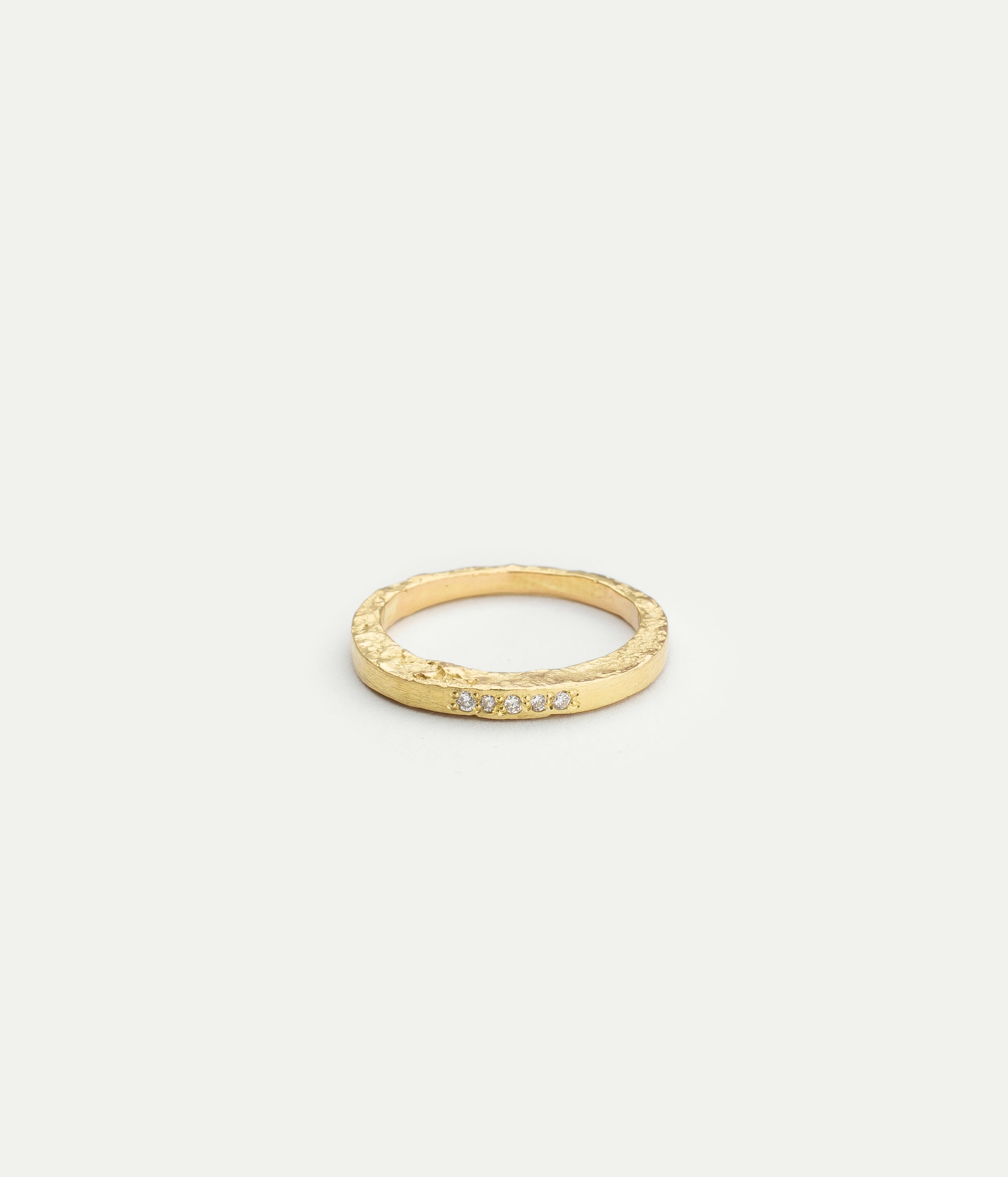Paloma Moon five diamonds ring