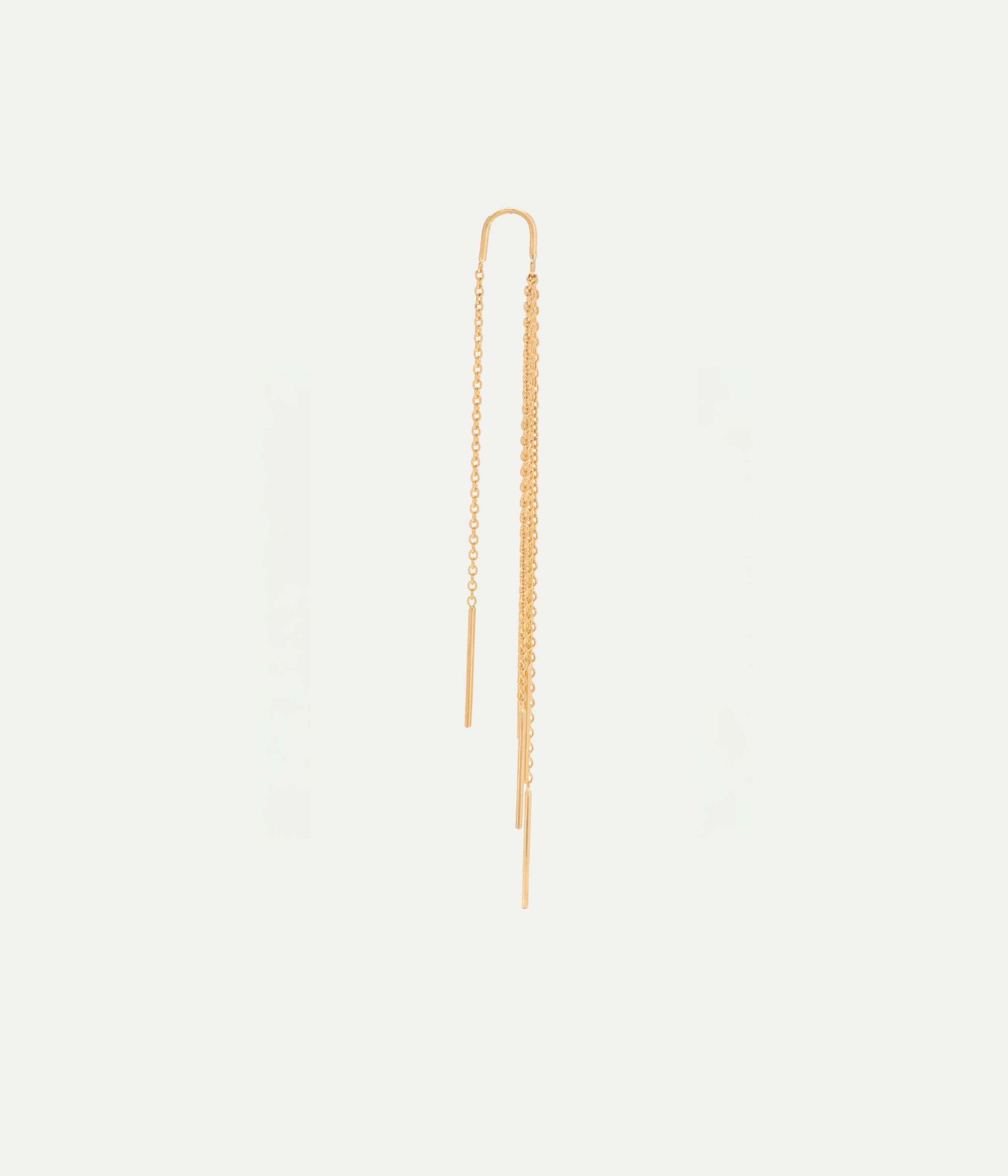 Boucle d'oreille Single Multichain Pull Through