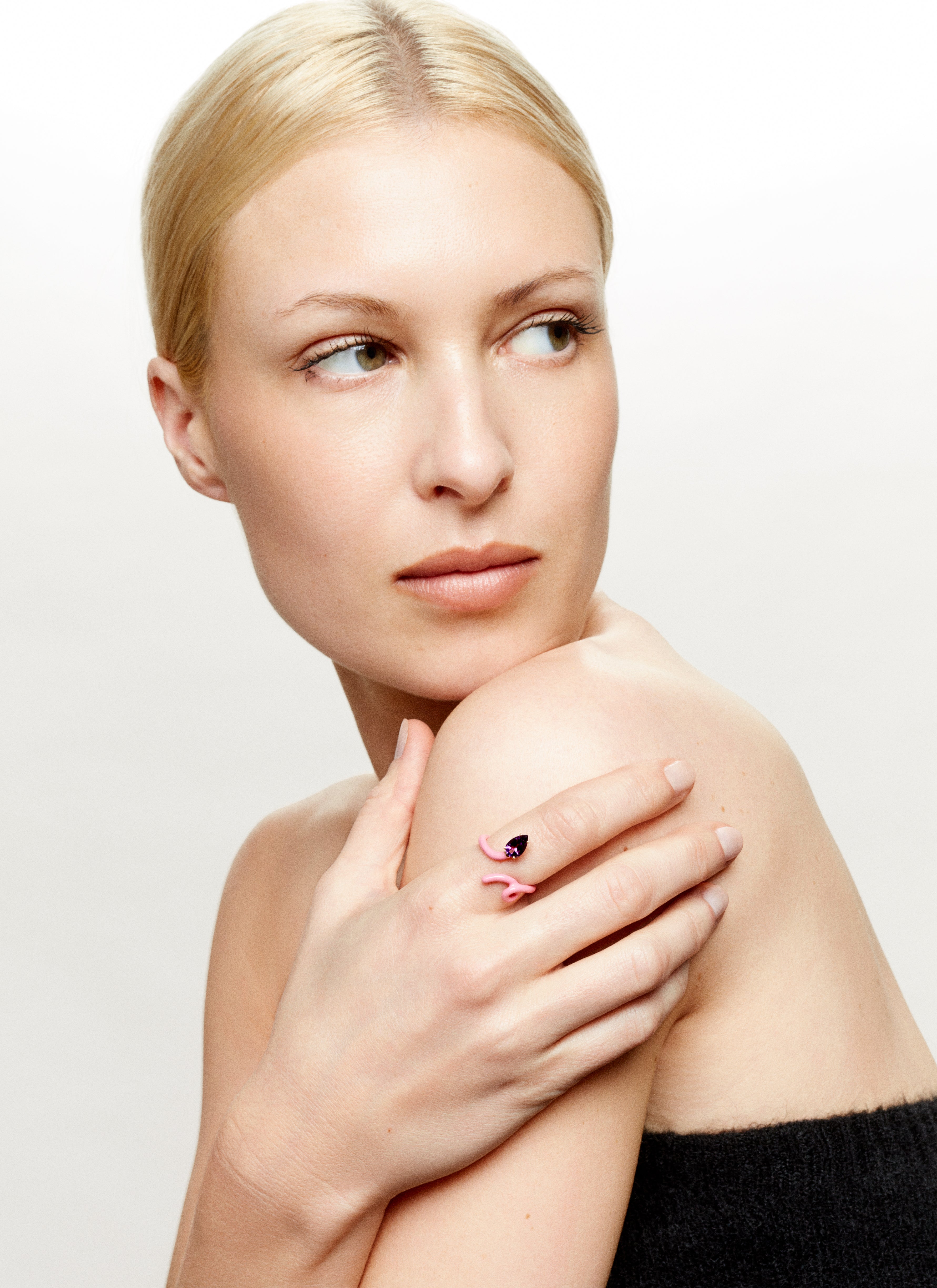 Bague Baby Vine Bubblegum Amethyste