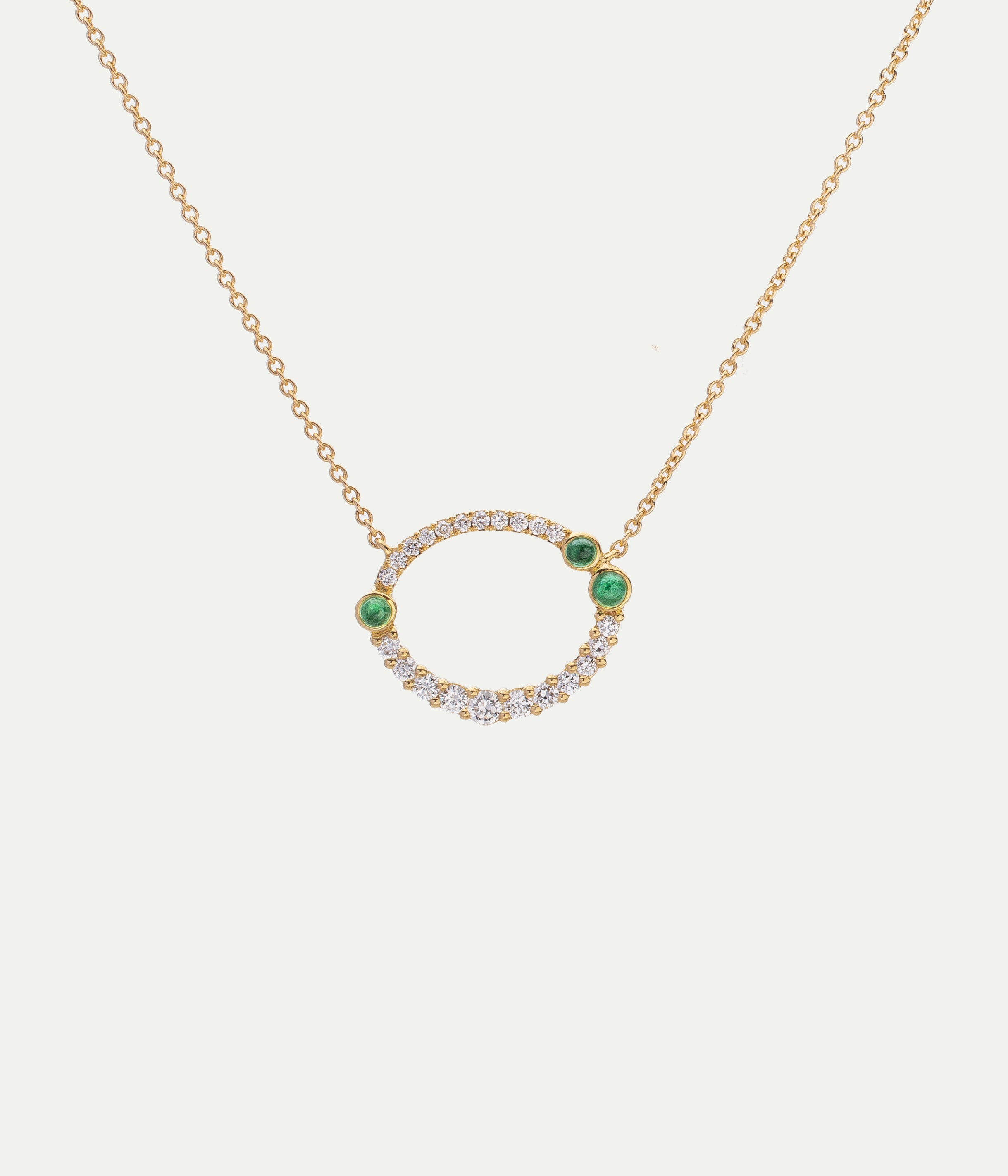 Simone emeralds necklace