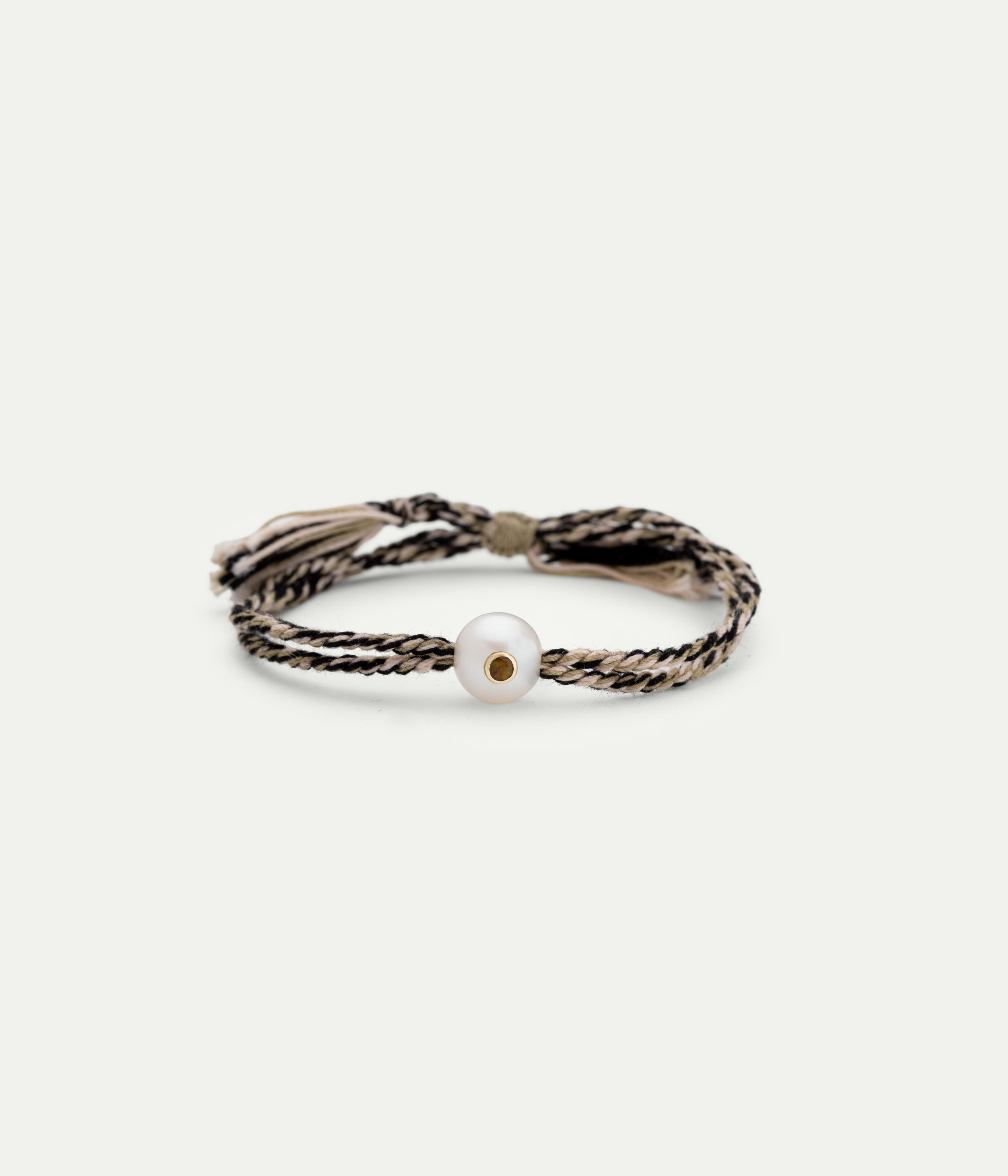 Scarlett Sauge pearl and tourmaline bracelet