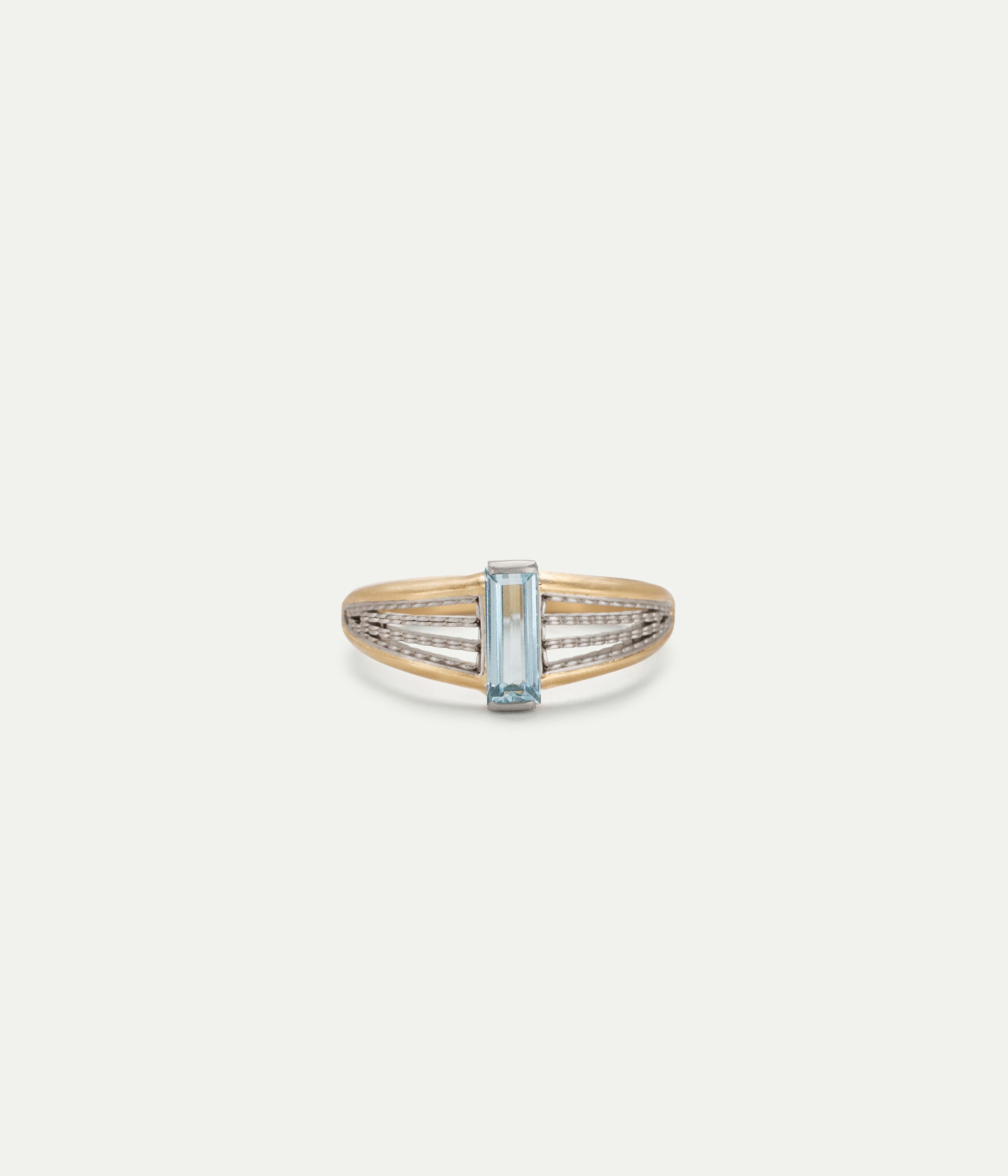 Aquamarine ring