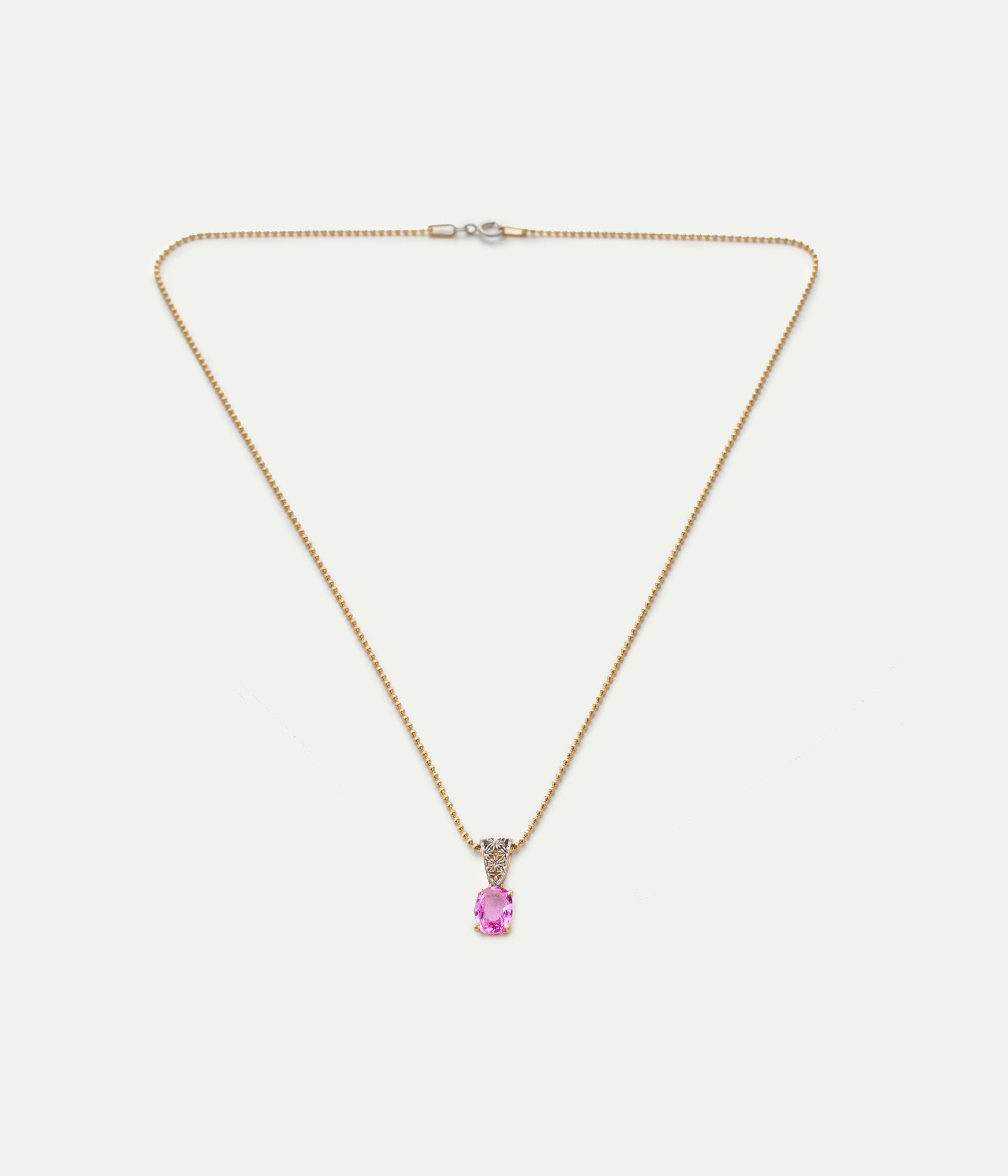 Collier Pink Saphir