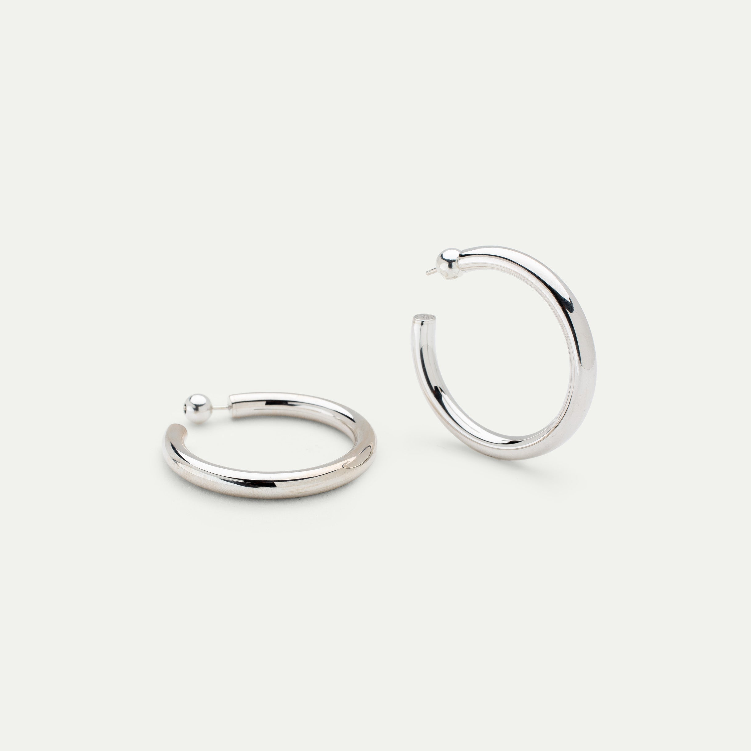 Boucles d'oreilles Medium Everyday Hoops Argent