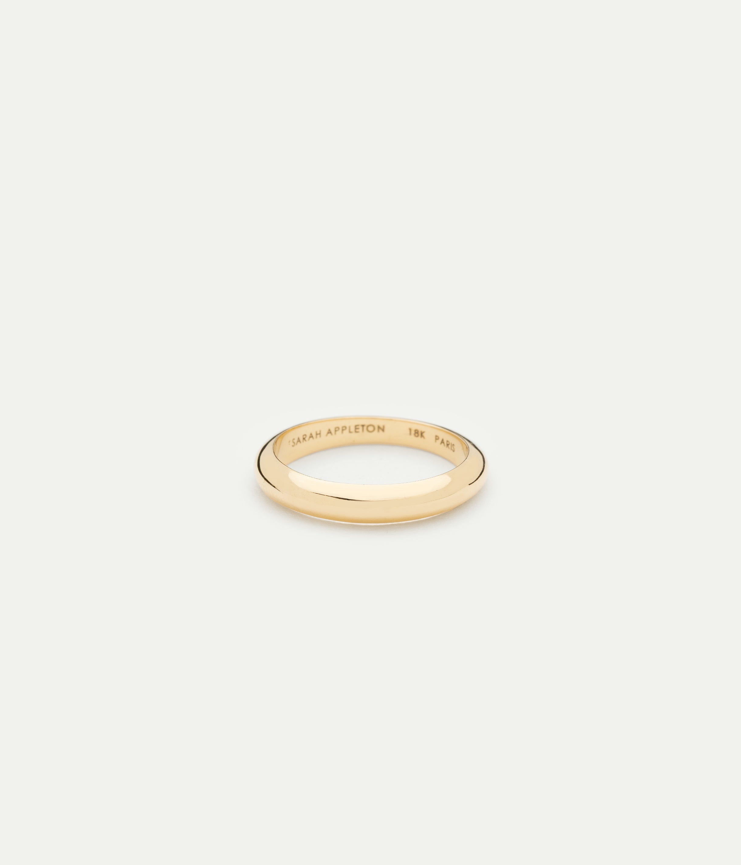 Prime yellow gold ring