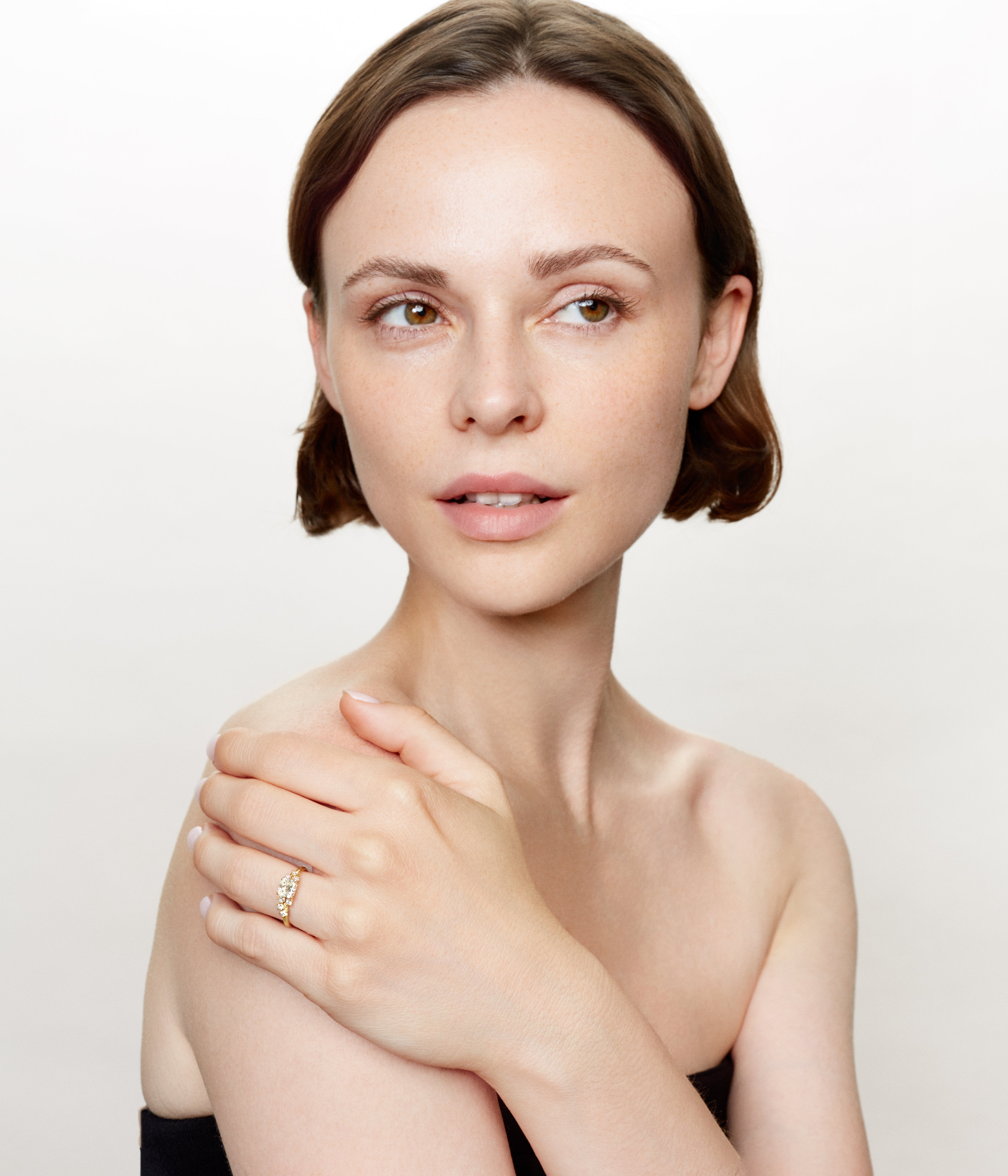 Aurore White diamond 0.70 cts ring