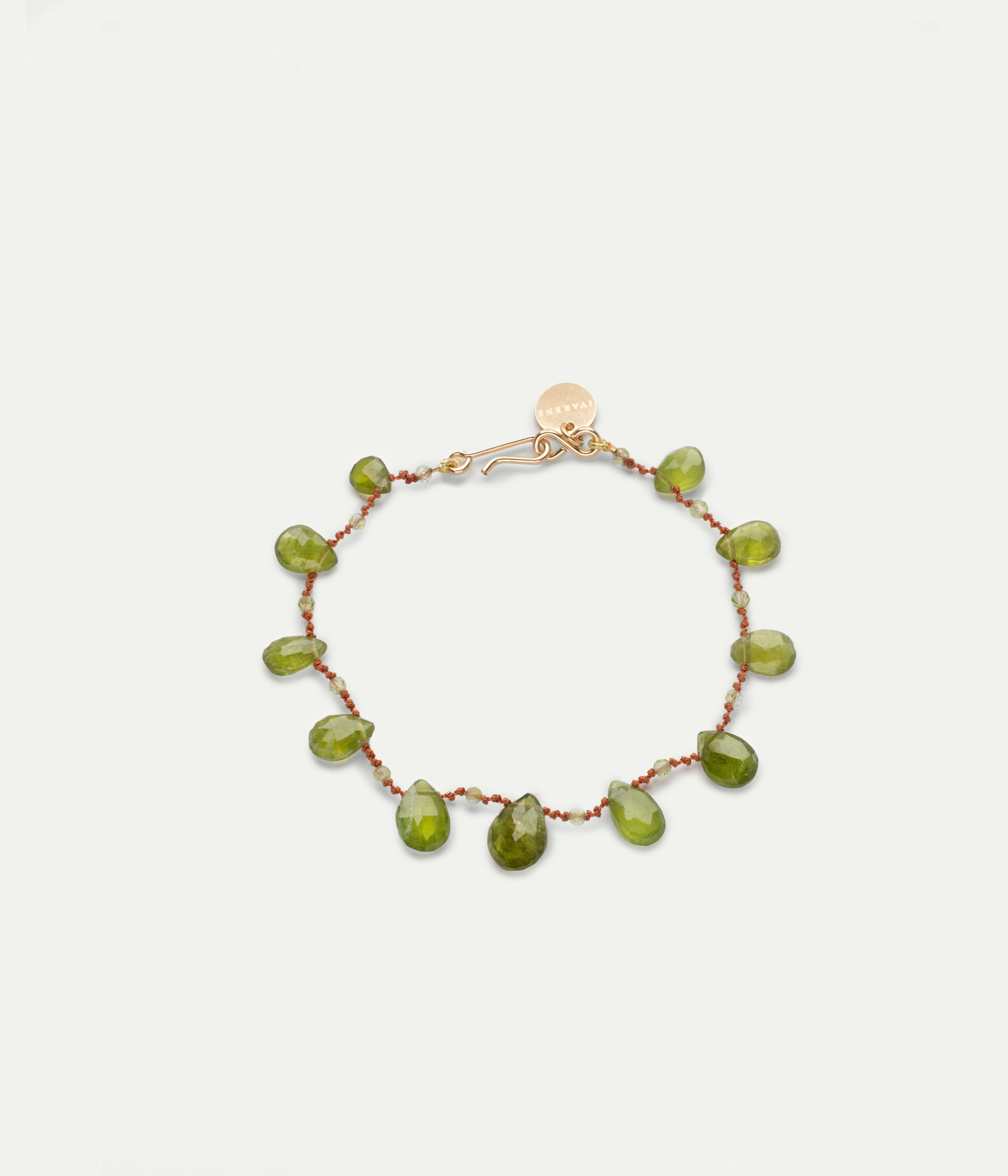 Linwood Vesuvianite Drops and Beads Bracelet