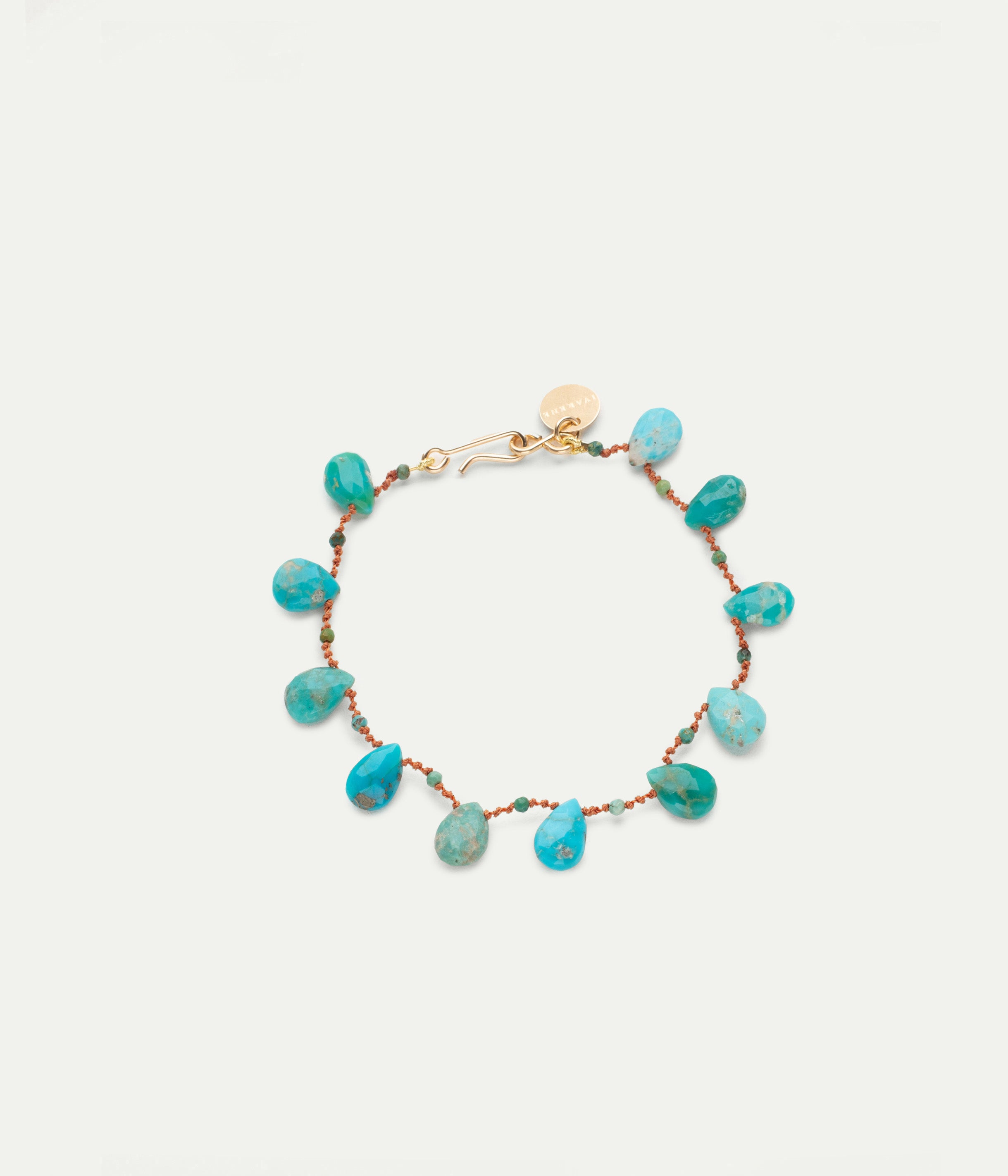Powhatan Dorps and Beads Turquoise bracelet