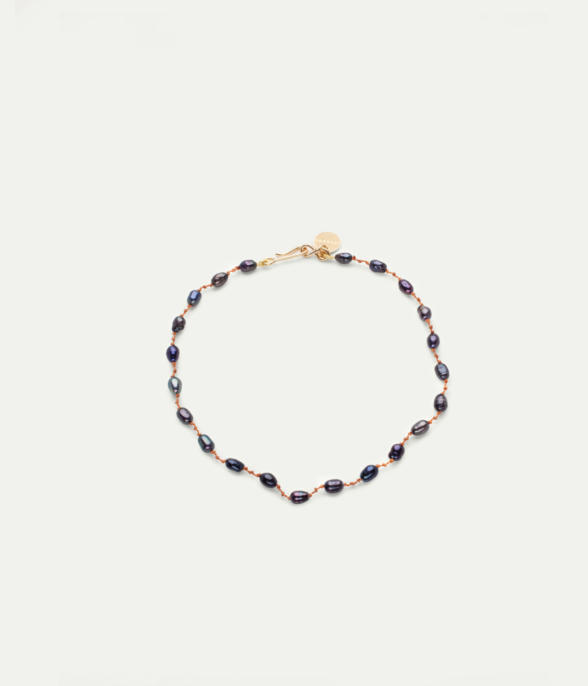 Bird Mini Grey Pearls Anklet Bracelet