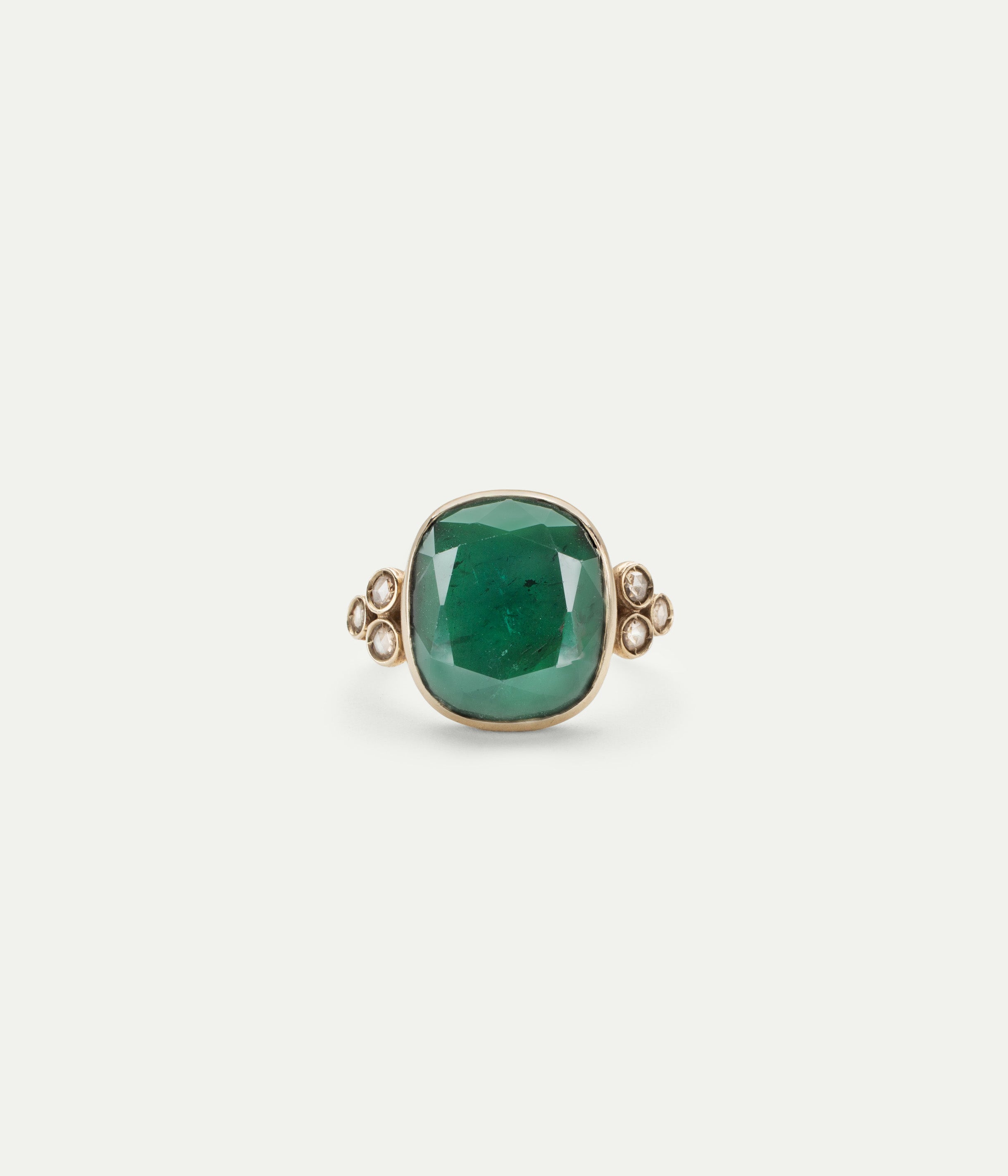 Beauty Simple Carre Tourmaline ring