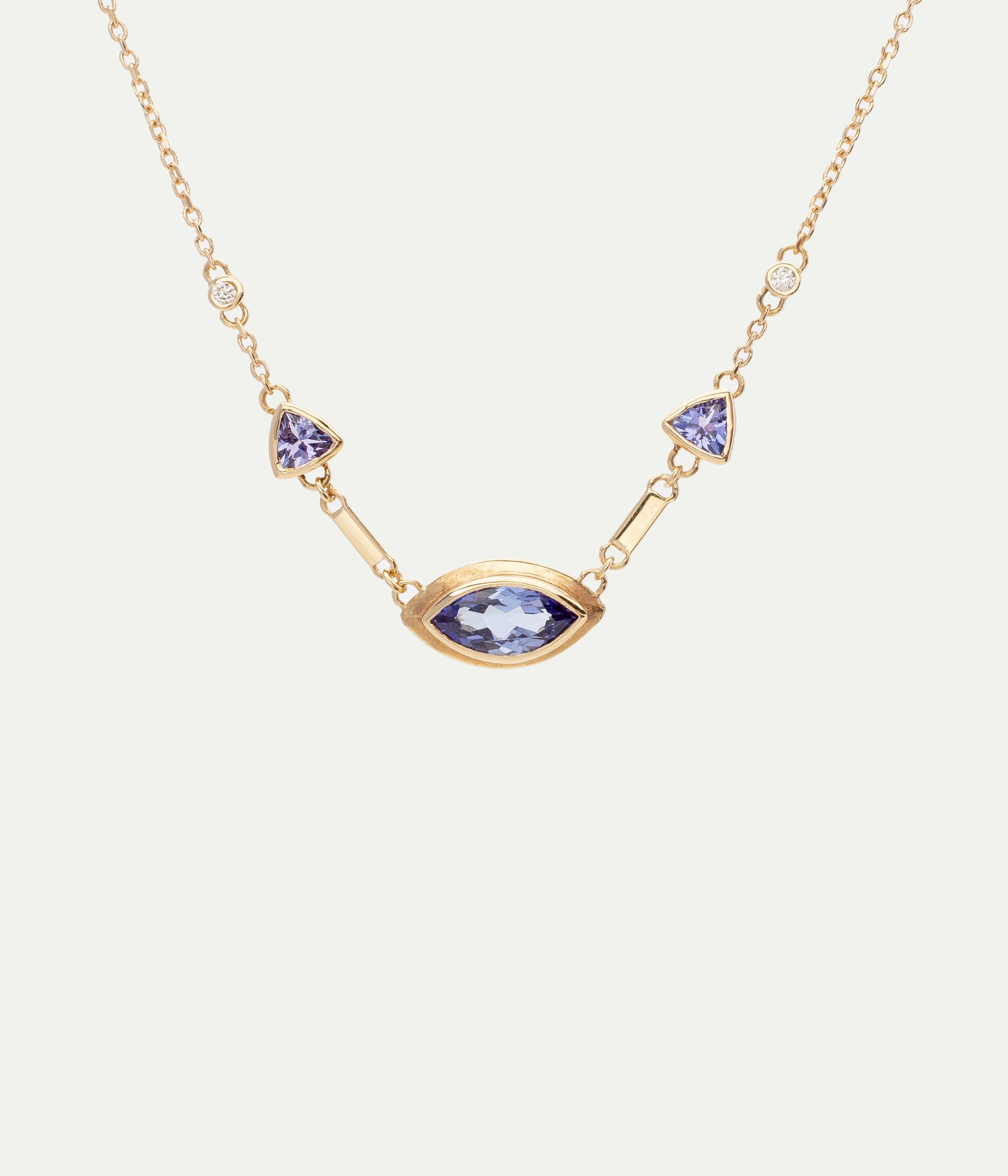 Collier Indigo Eye Tanzanite