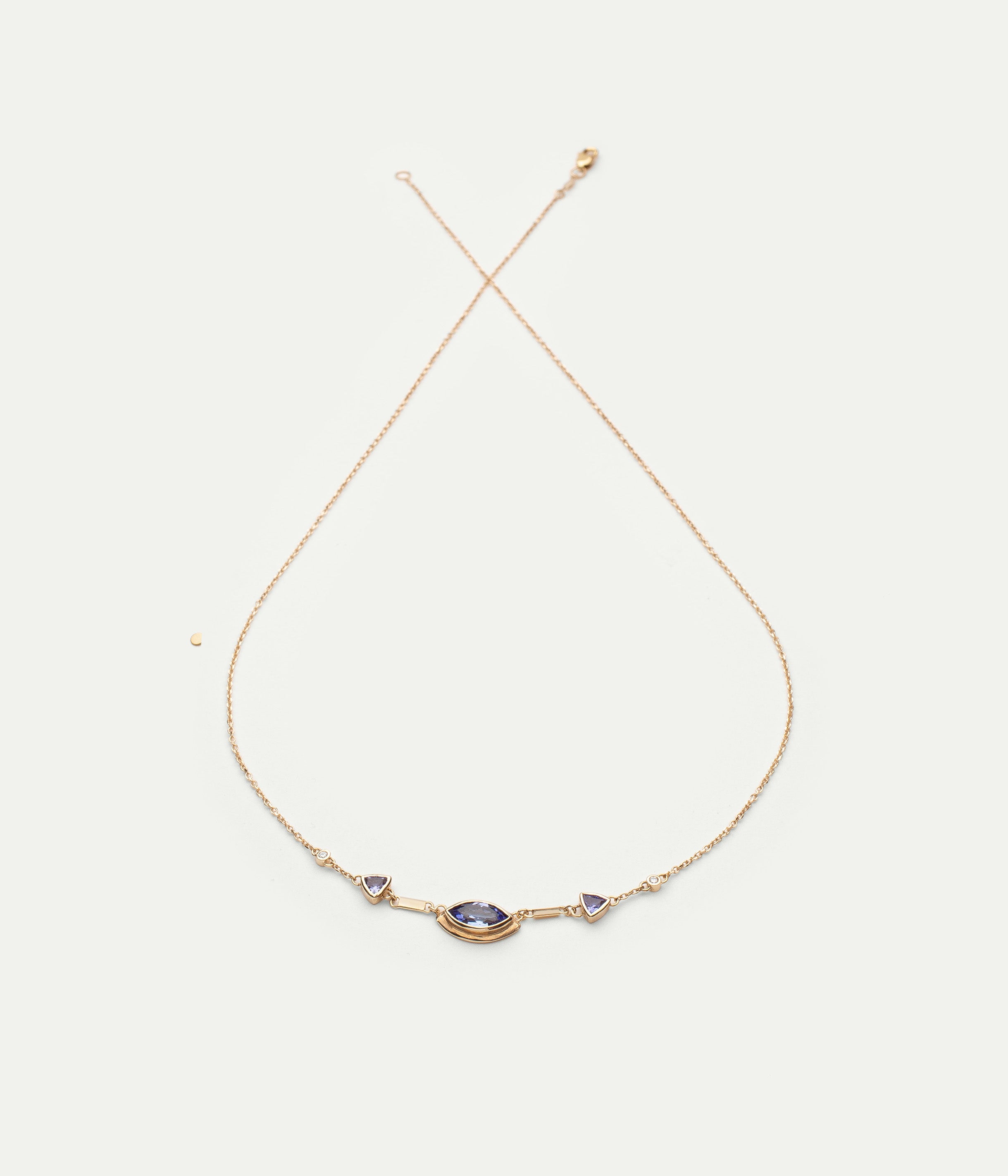 Collier Indigo Eye Tanzanite