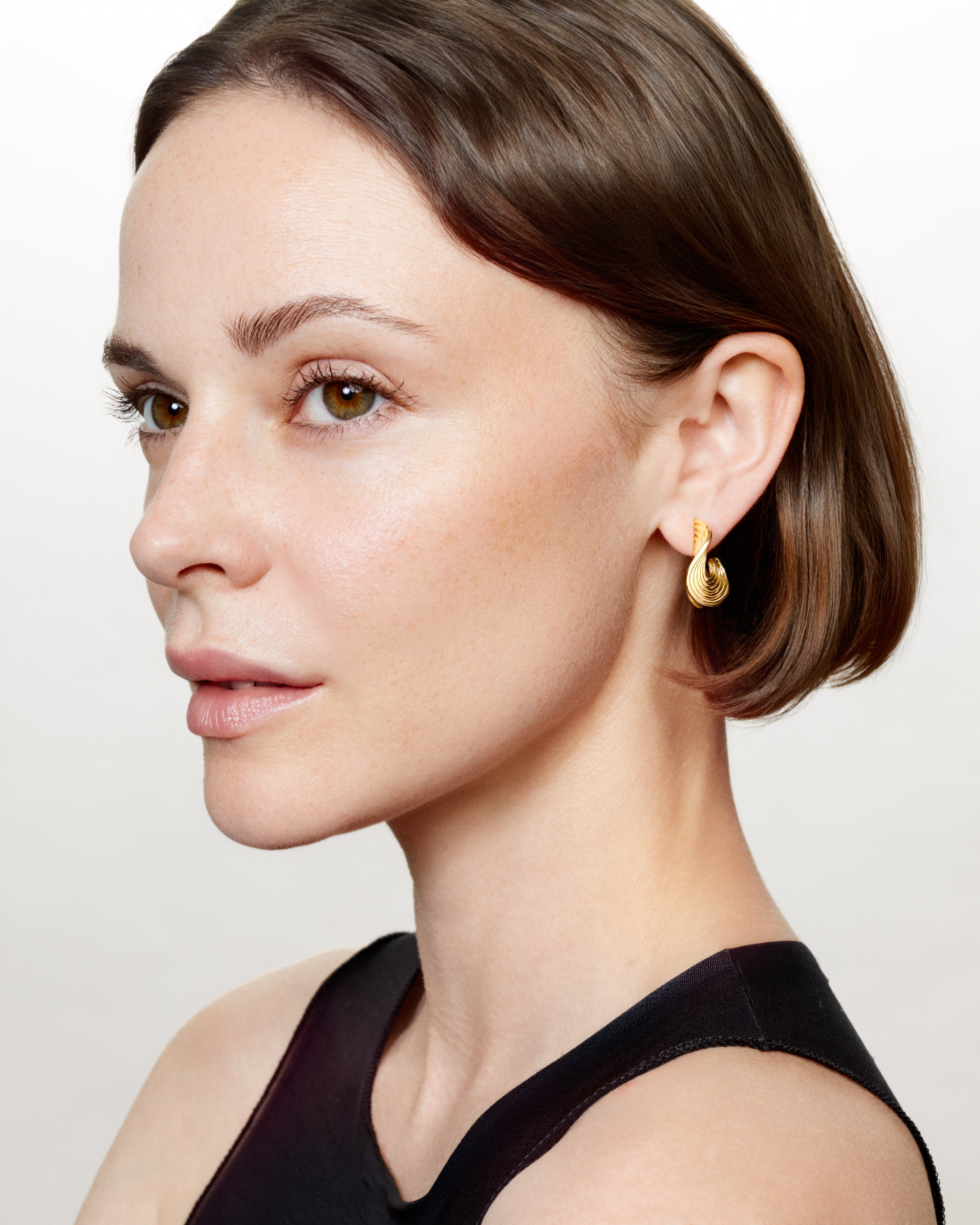 Stream Lines Flat earrings