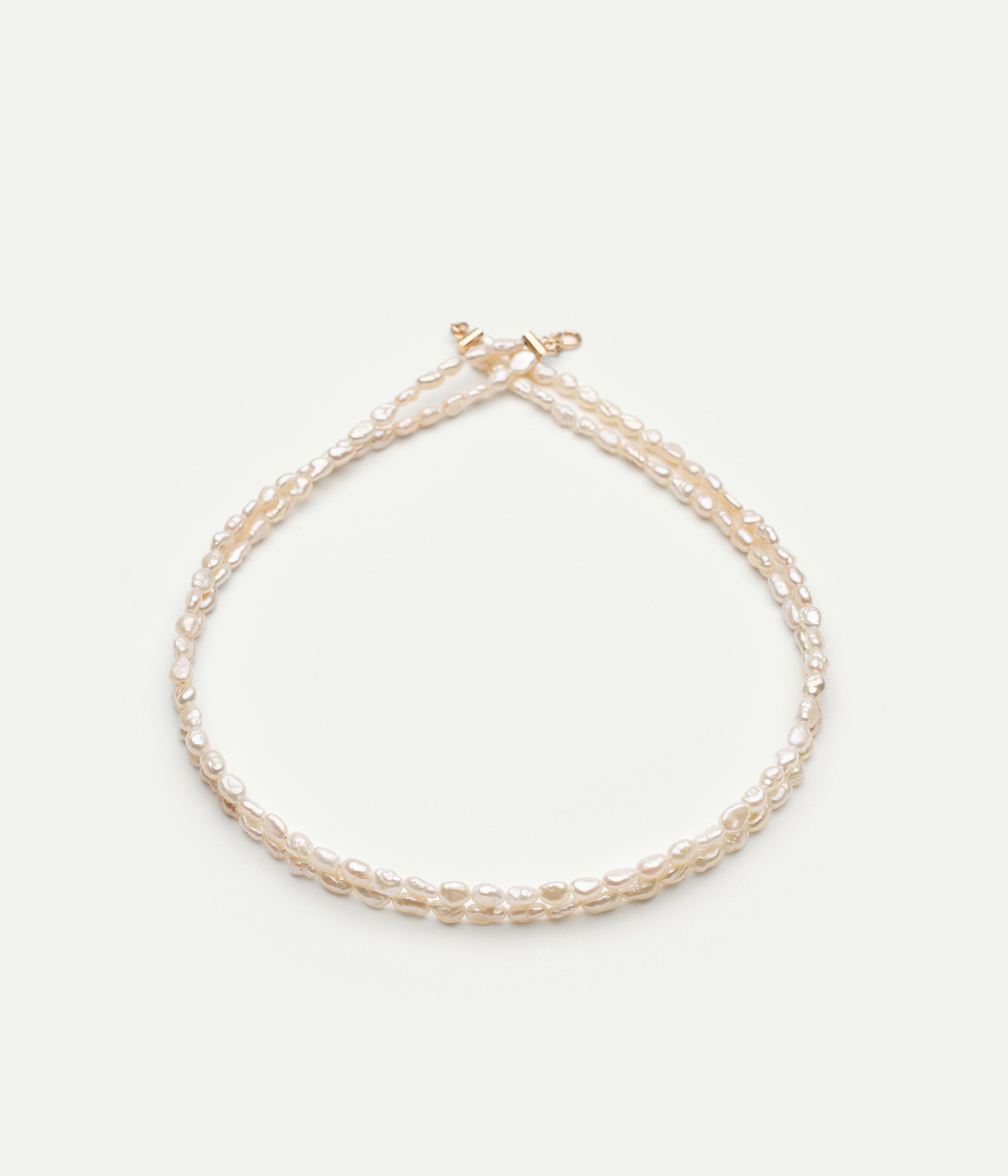 Double Pearl Necklace