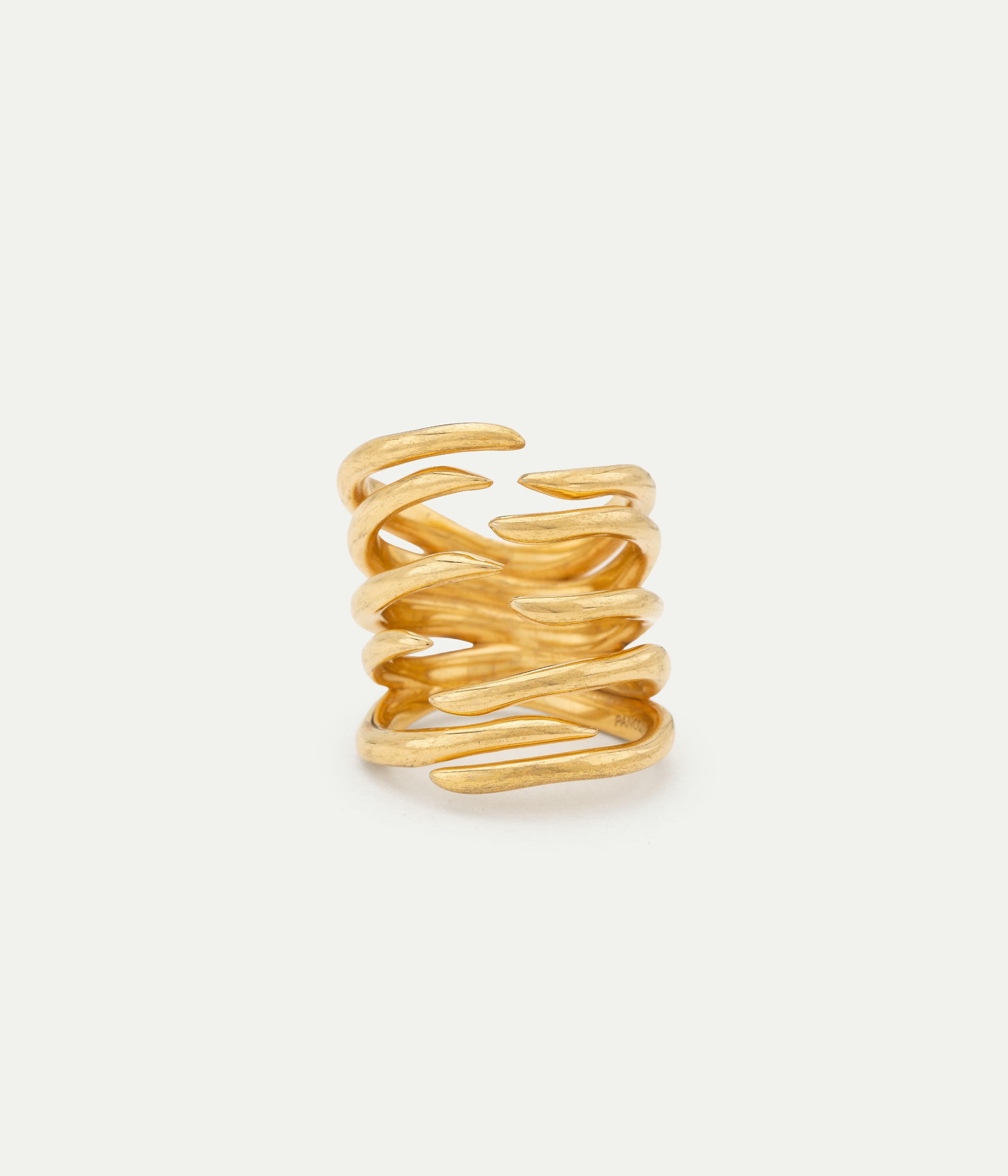 Bague Ritorto plaqué or