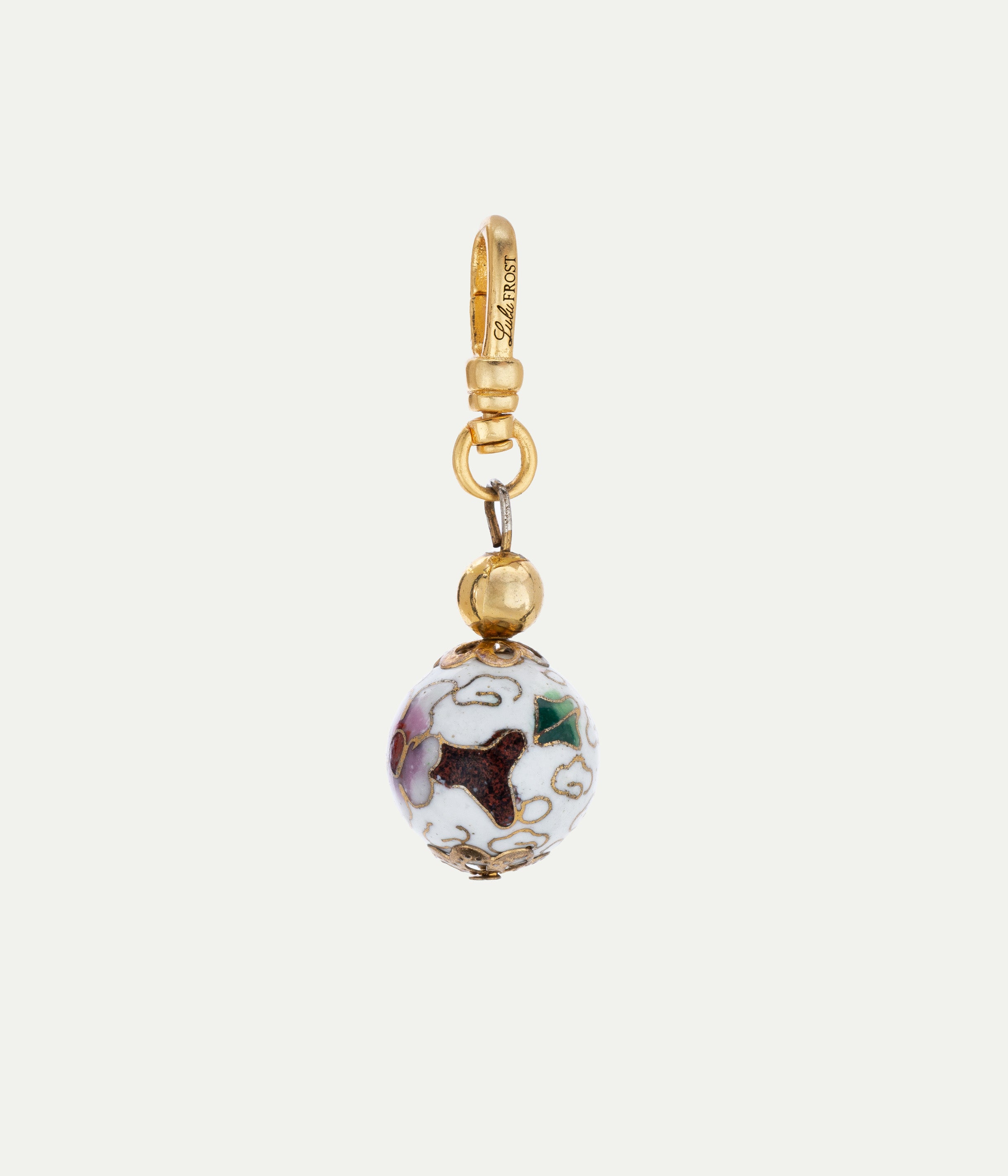 Charm Rose Bloom Cloisonné