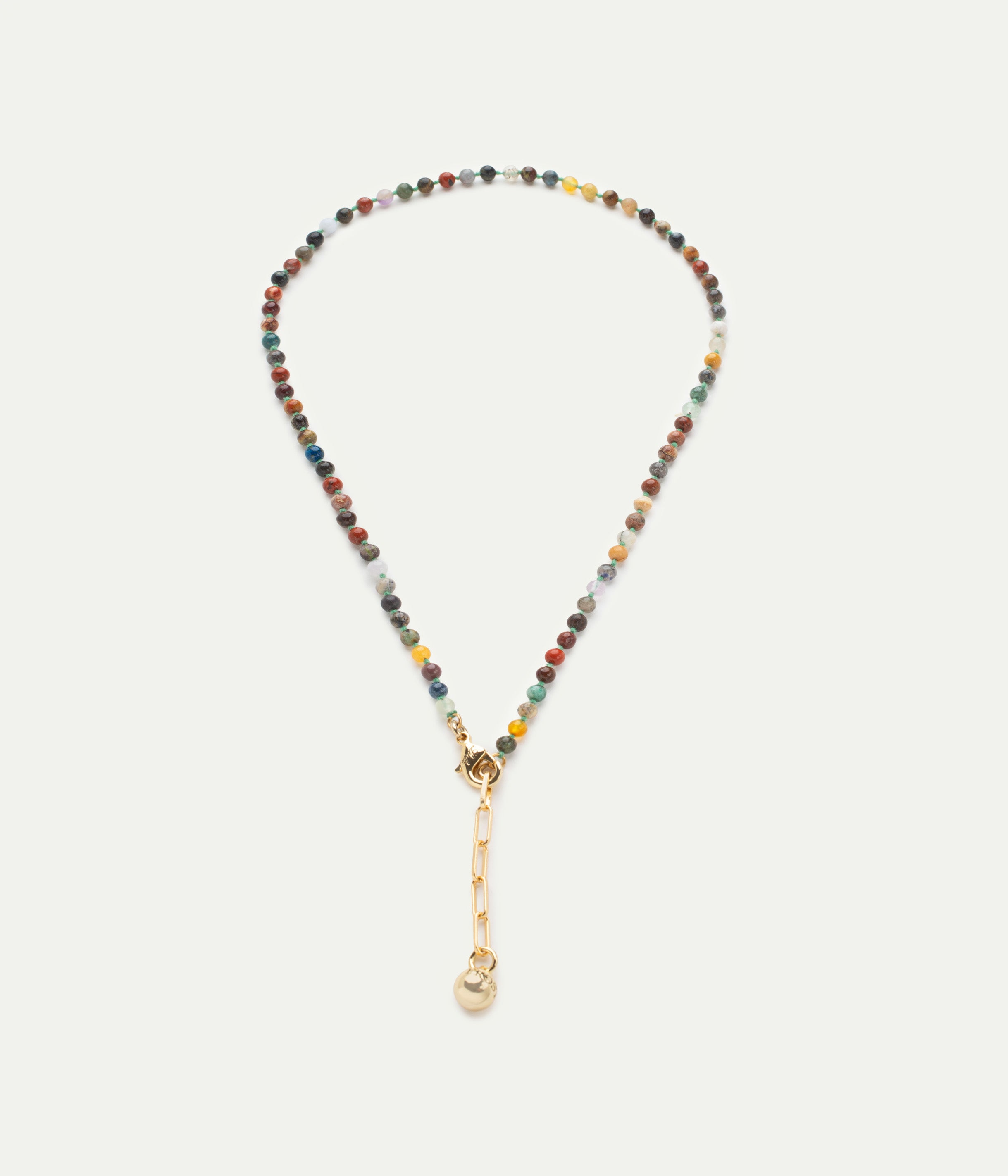 Collier Knotted Agate