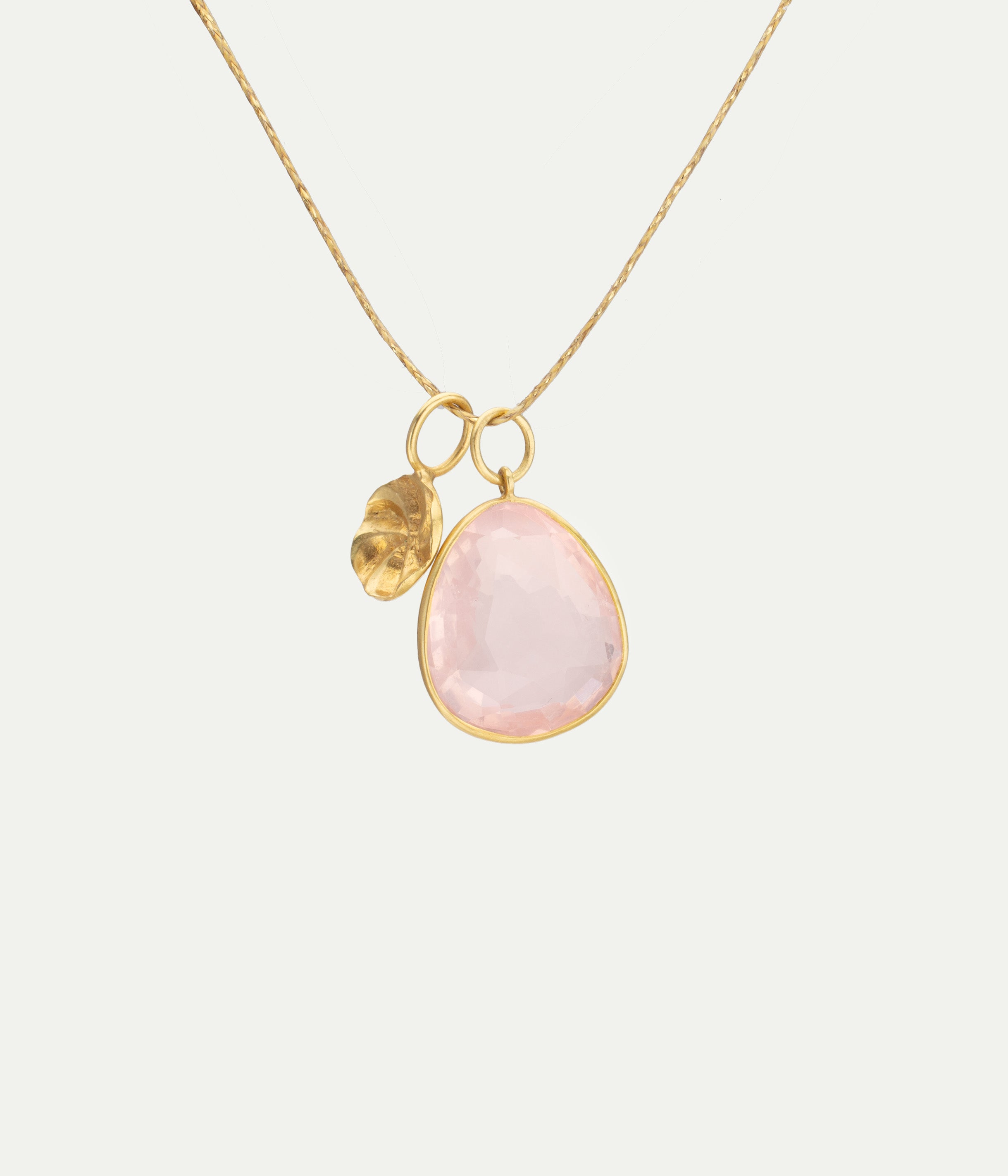 Collier Cluster Quartz rose