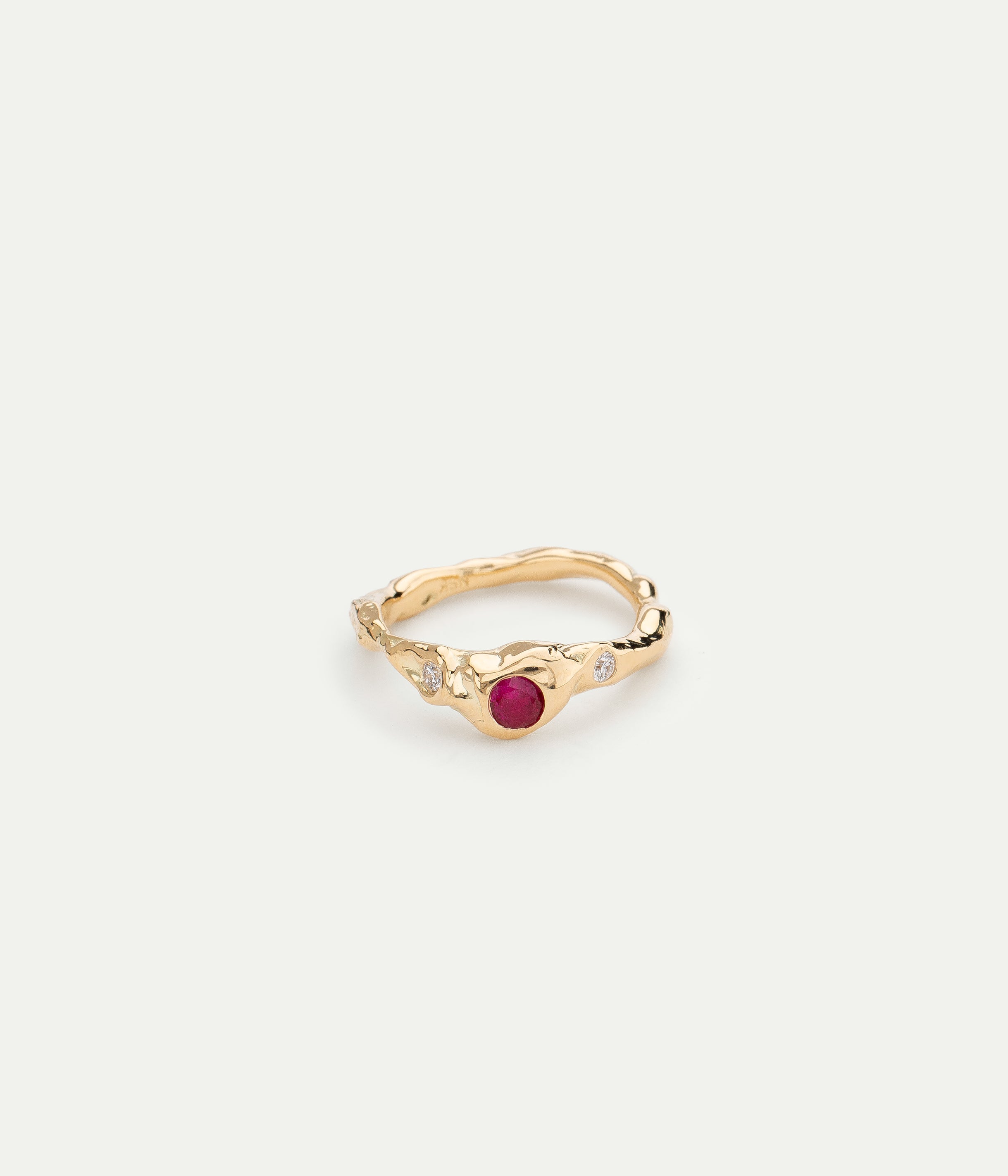 Bague Mimosa III rubis et diamants