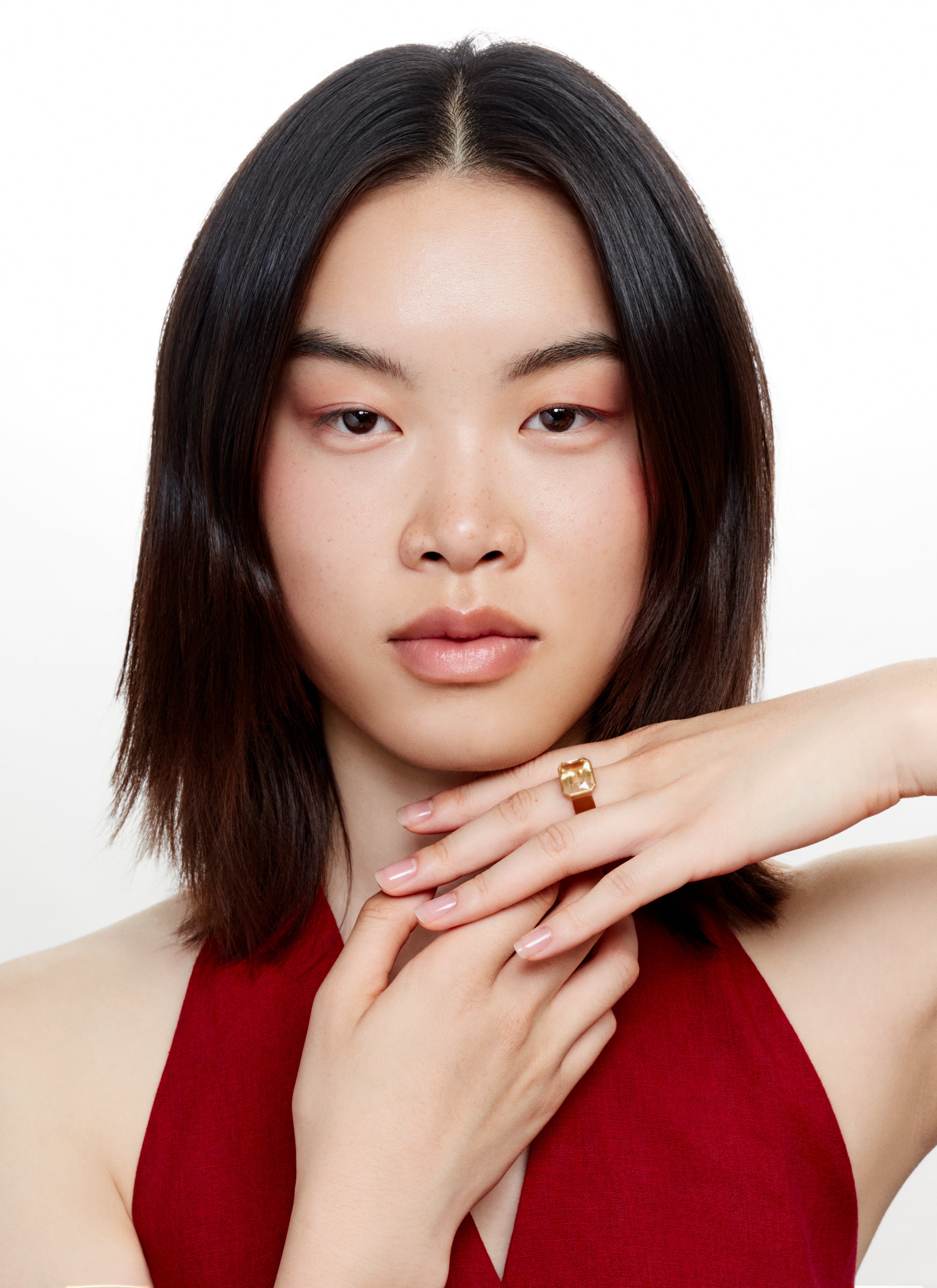 Bicolore Citrine ring