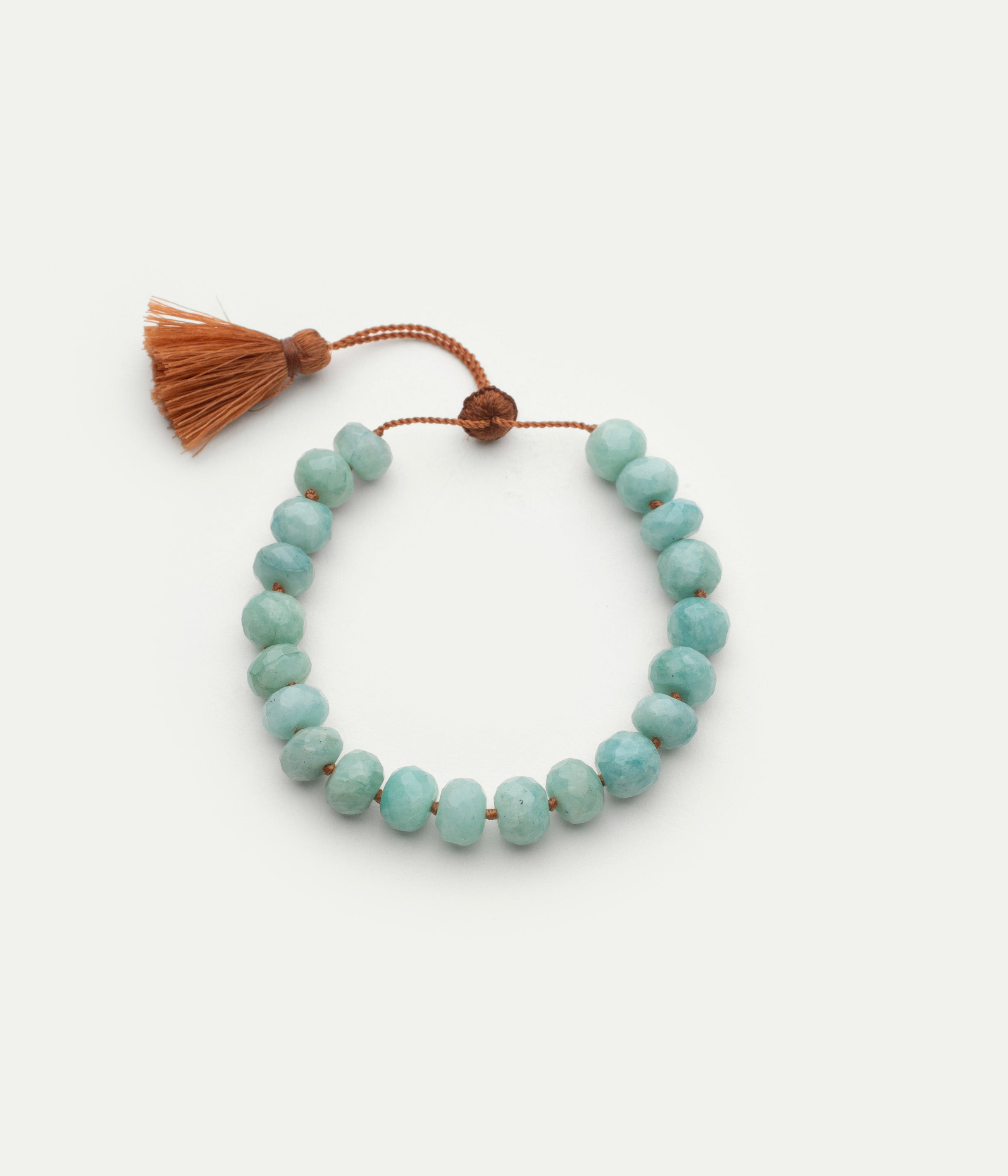 Bracelet Pompom amazonite
