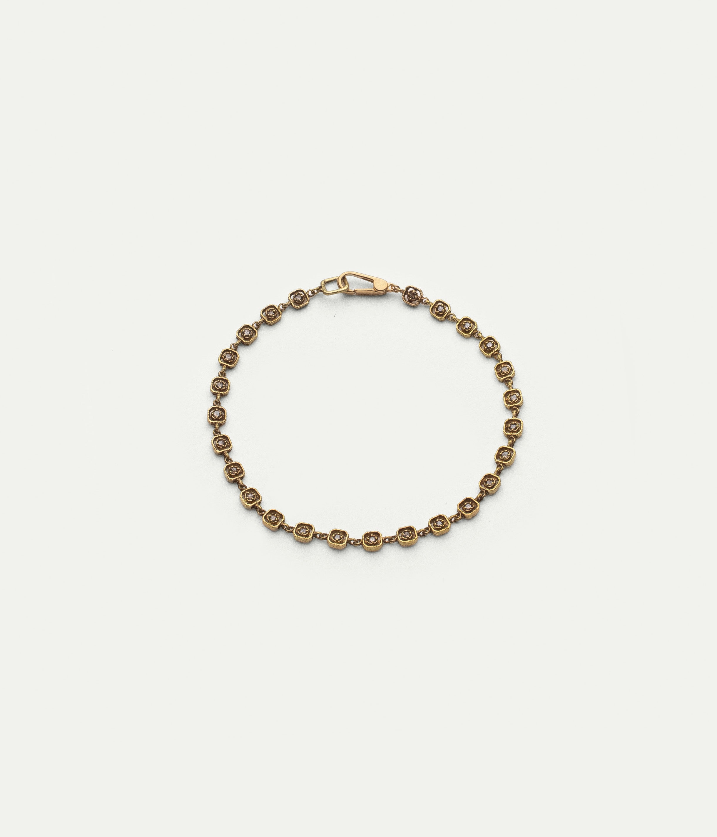 Stella yellow gold and diamonds bracelet