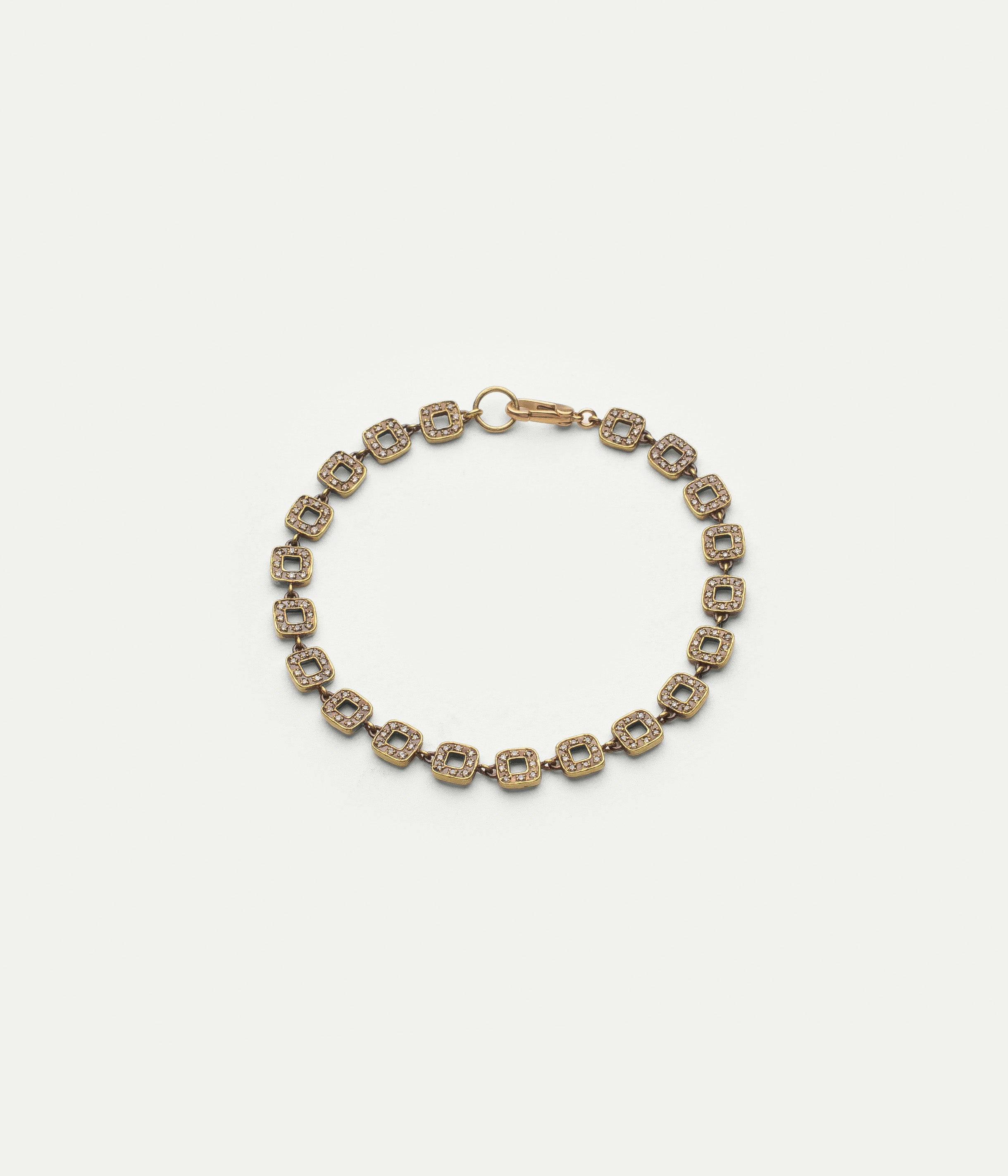 Jo yellow gold and diamonds bracelet