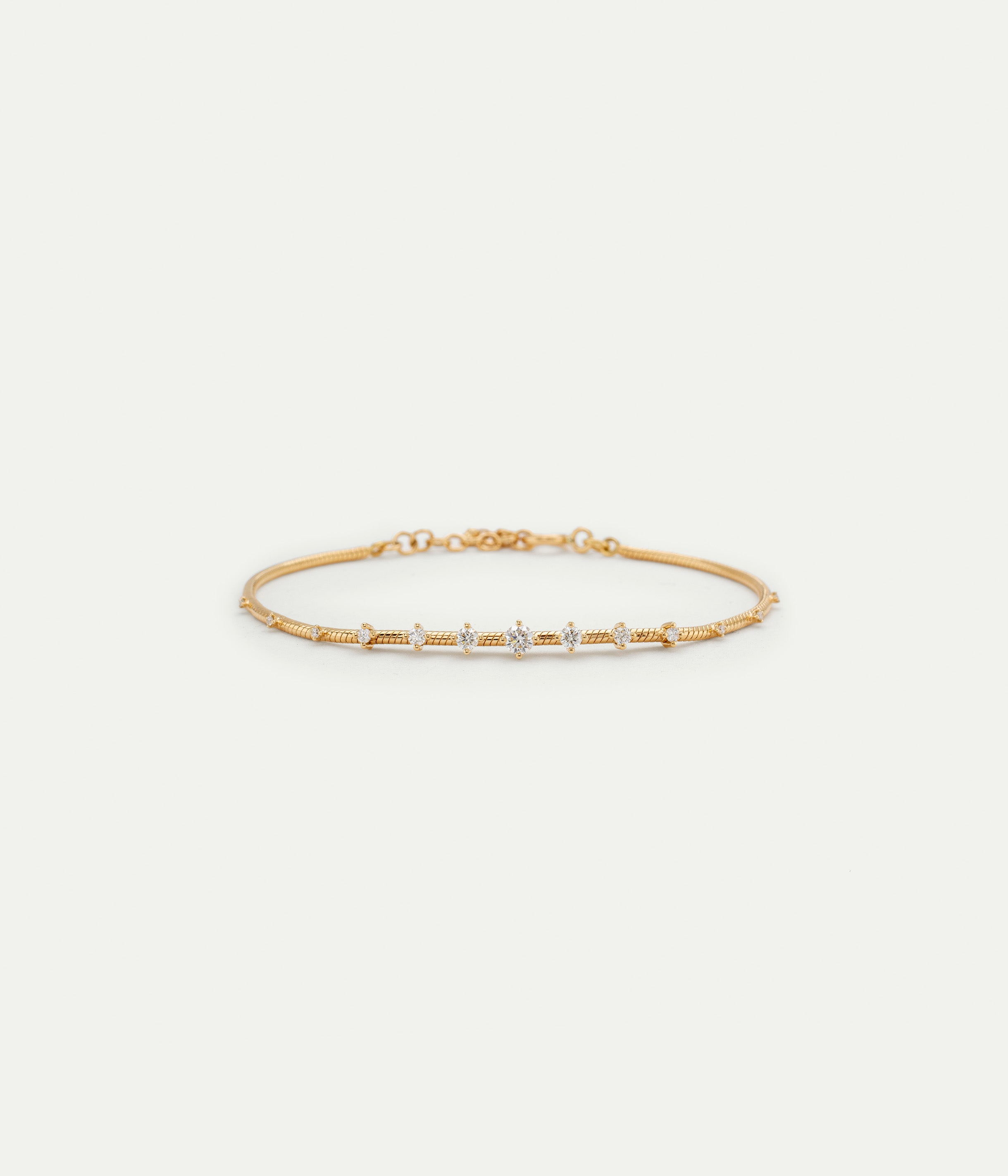 Diamonds on Chain bracelet