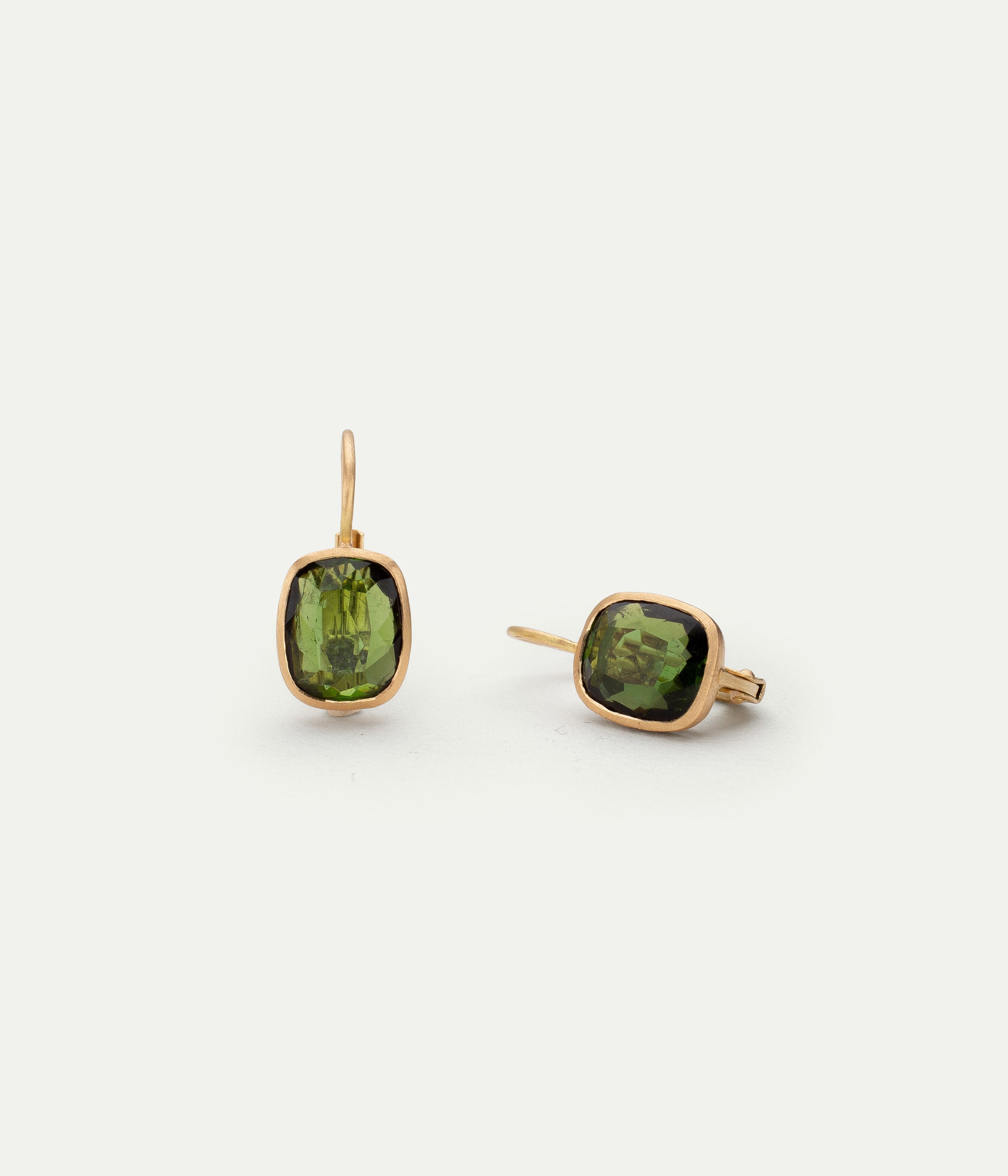 Gwyneth green tourmaline earrings
