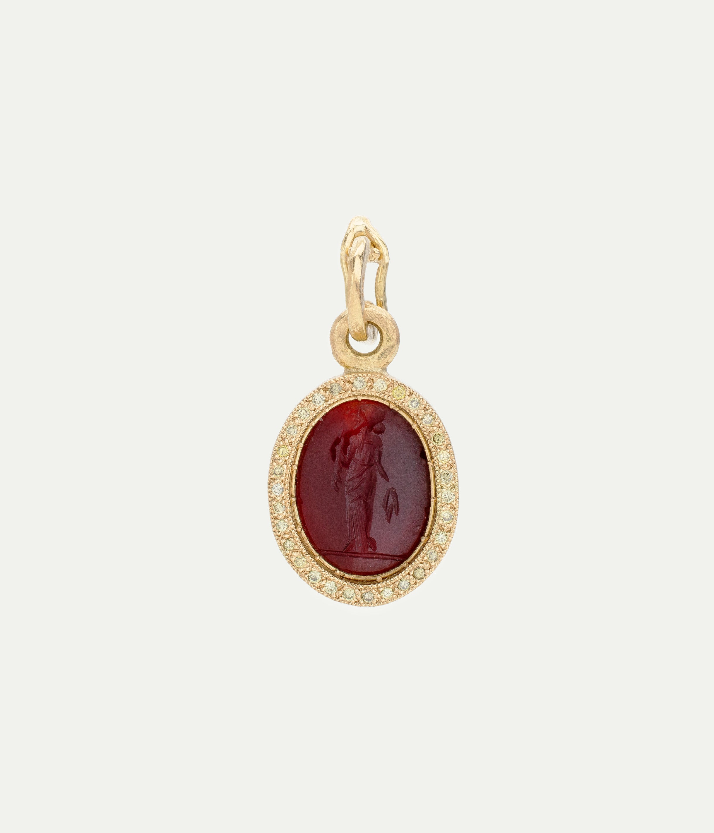 Pendentif Italian Intaglio Cornaline