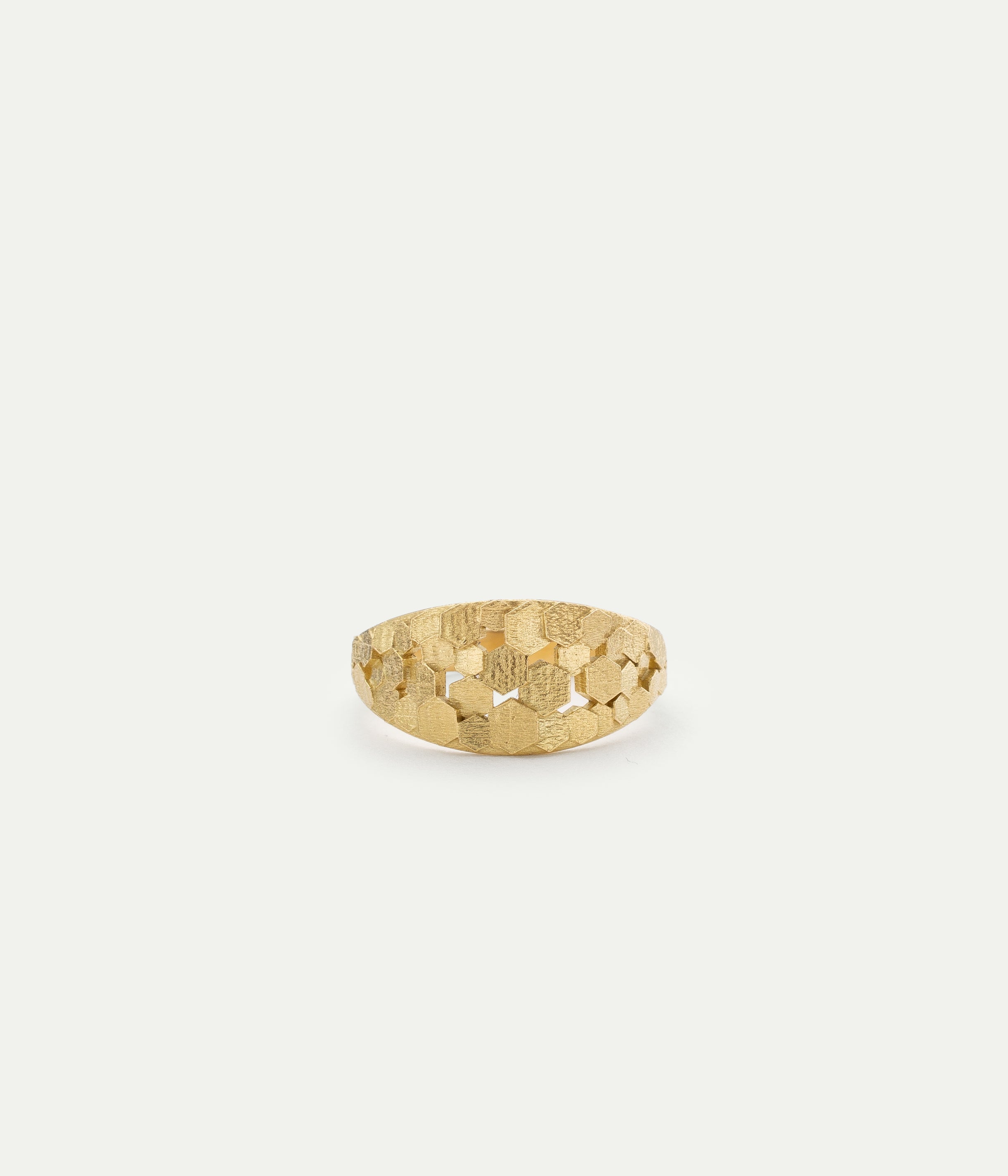 Tapered Chaos Hex ring