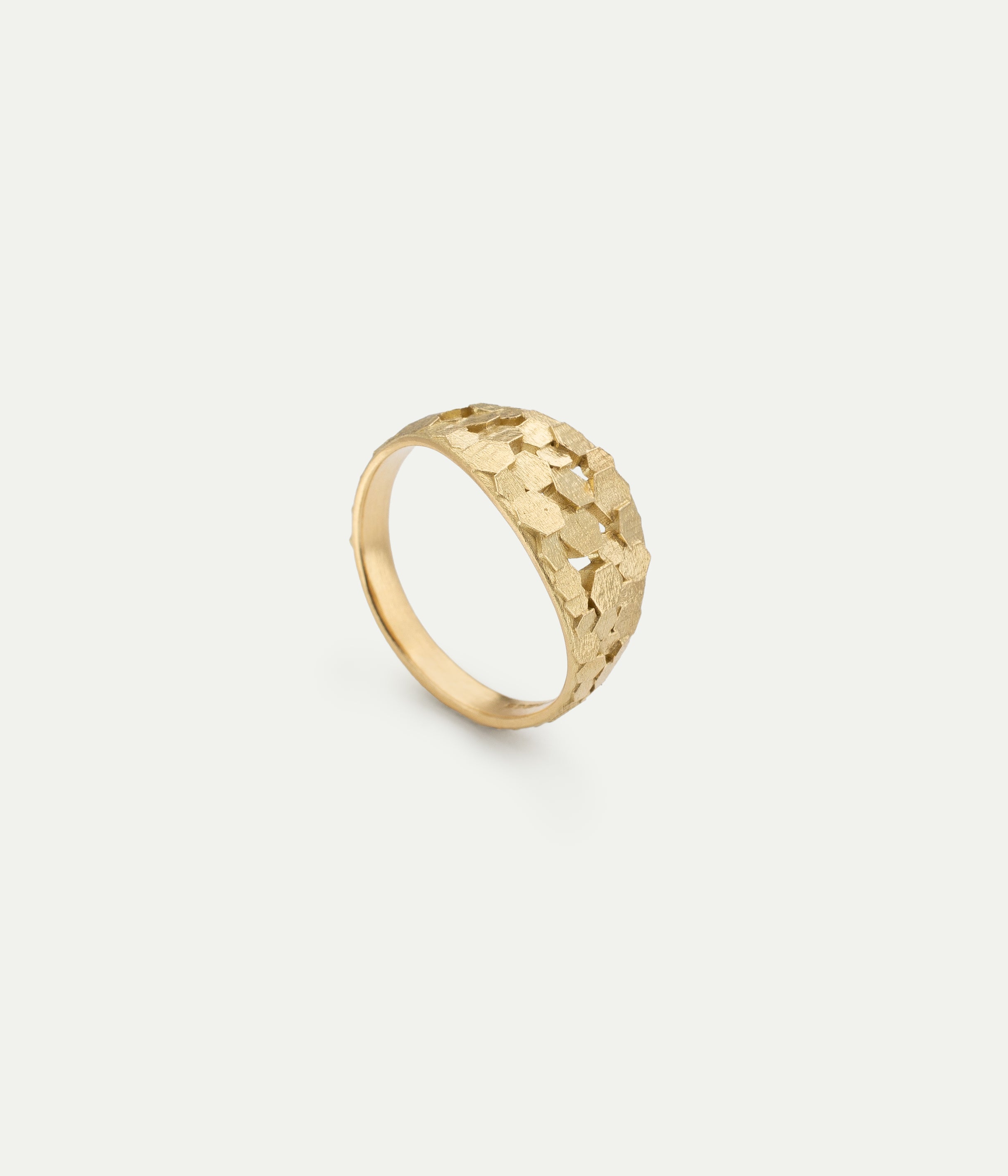 Tapered Chaos Hex ring