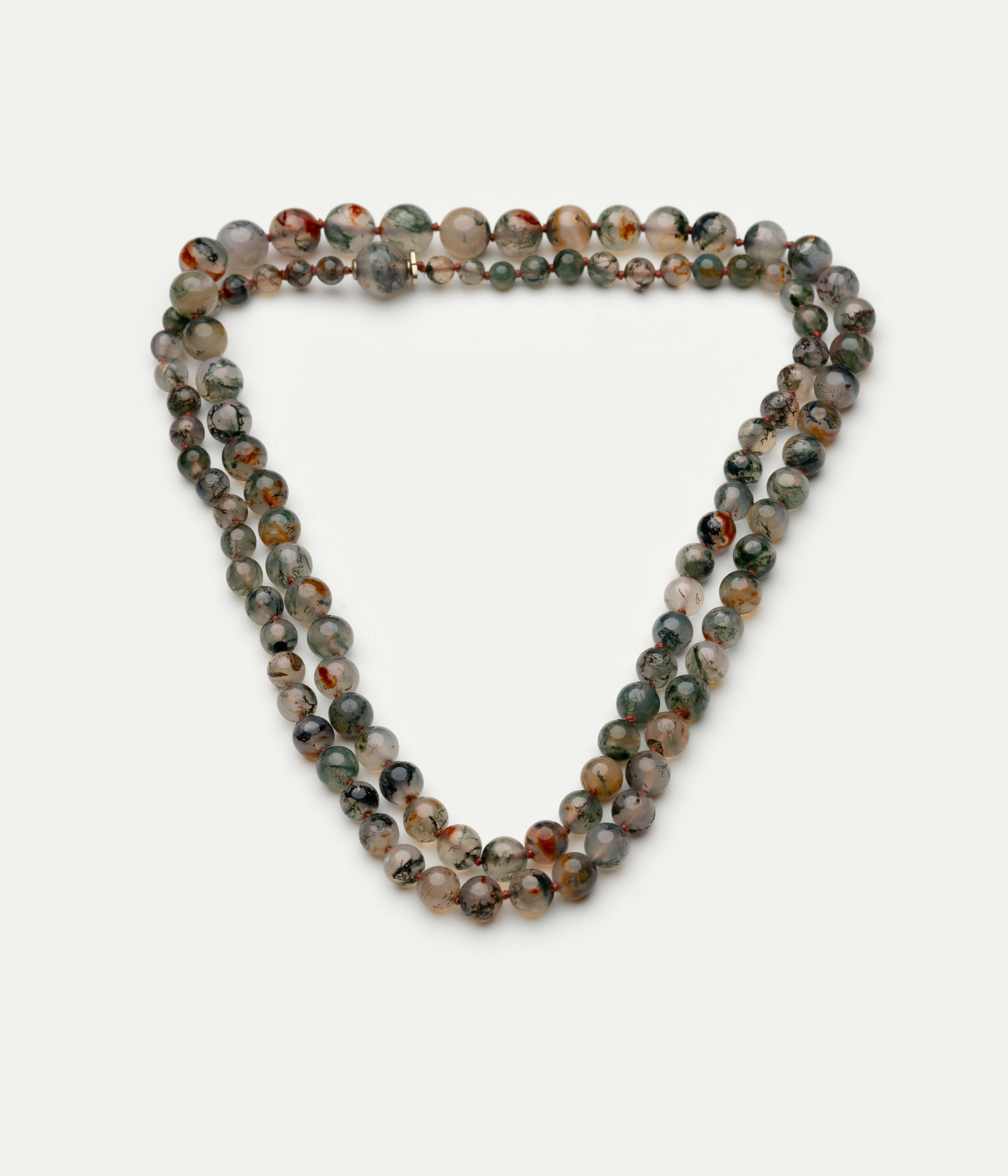 Collier Pebble agate