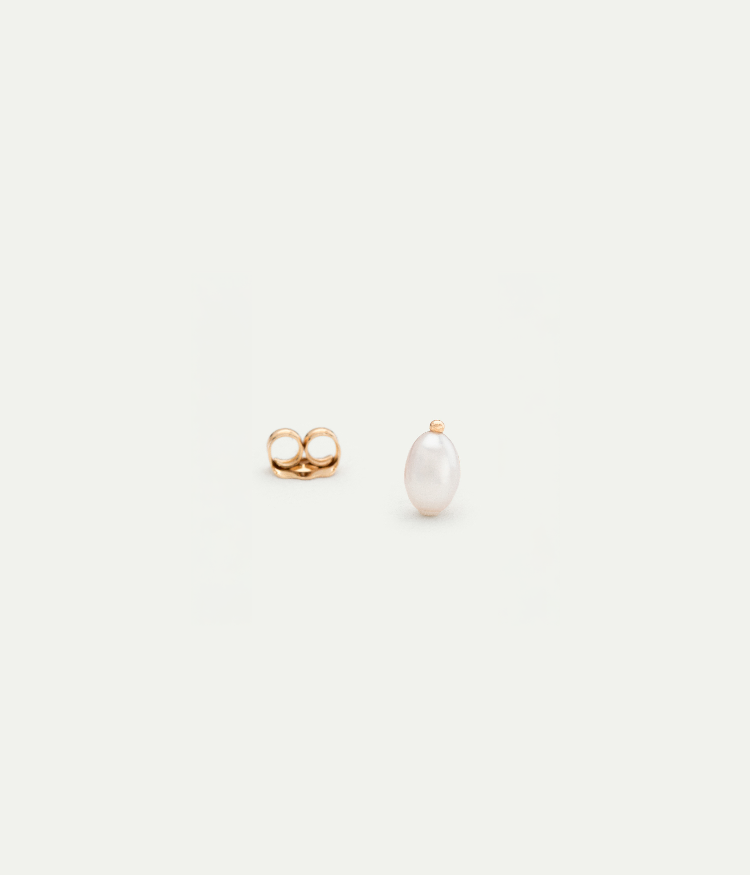 Boucle d'oreille Single Irregular Pearl