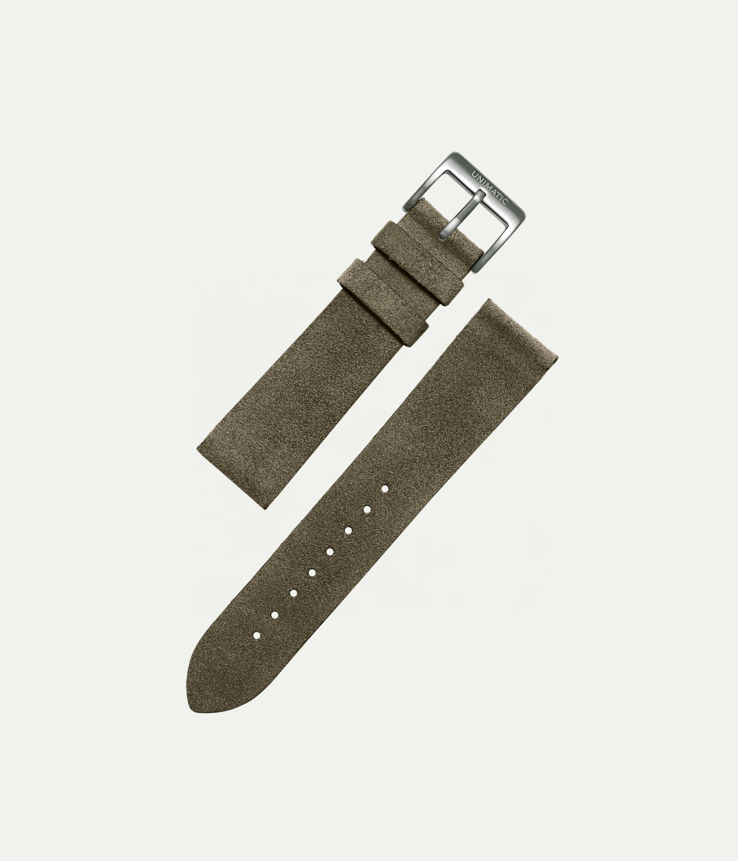 Bracelet Hydrovelour cuir vert pin