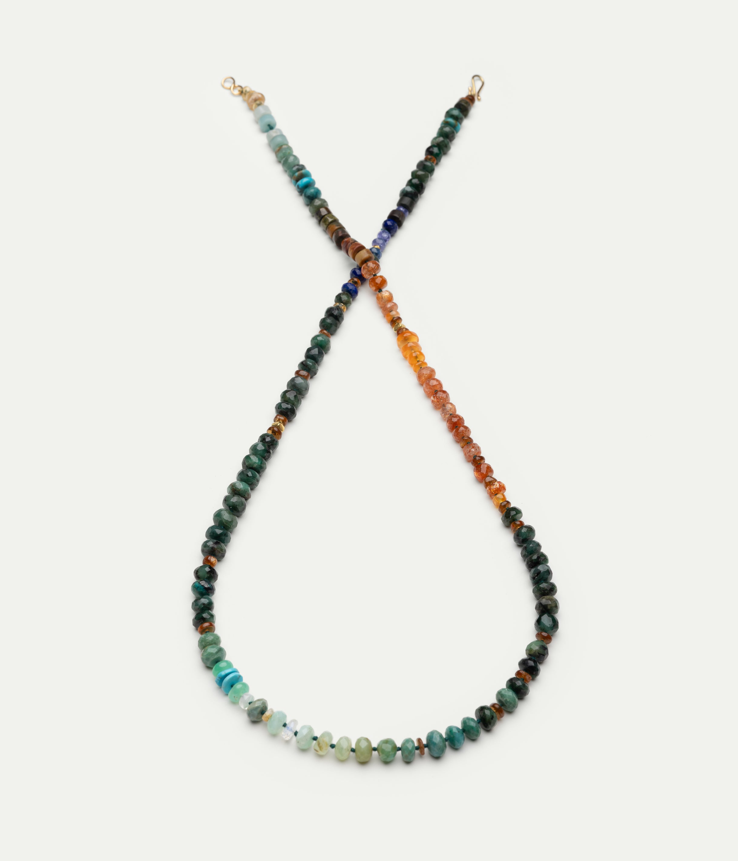Collier Rainbow lapis-lazuli et turquoise