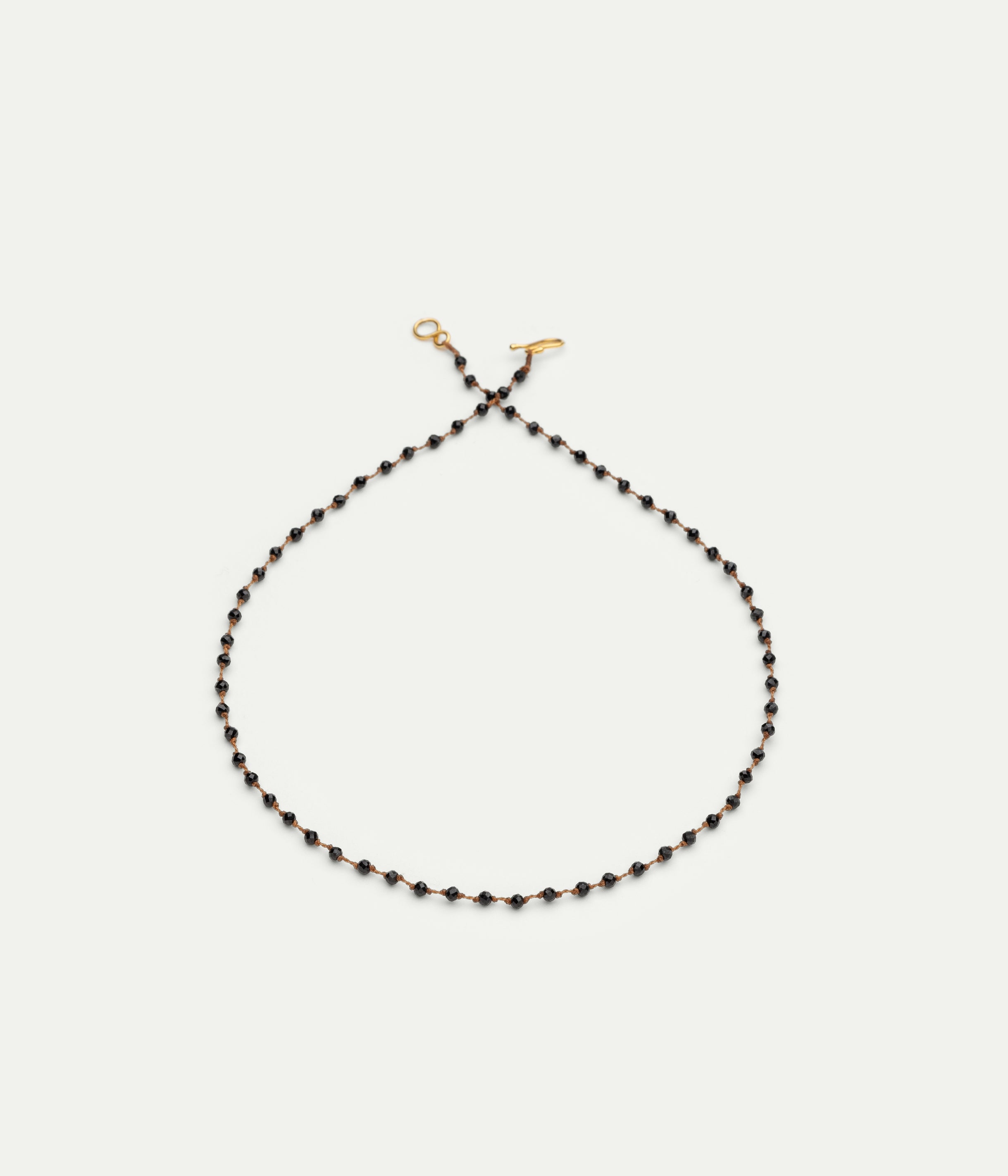 Collier Noir Spinelle