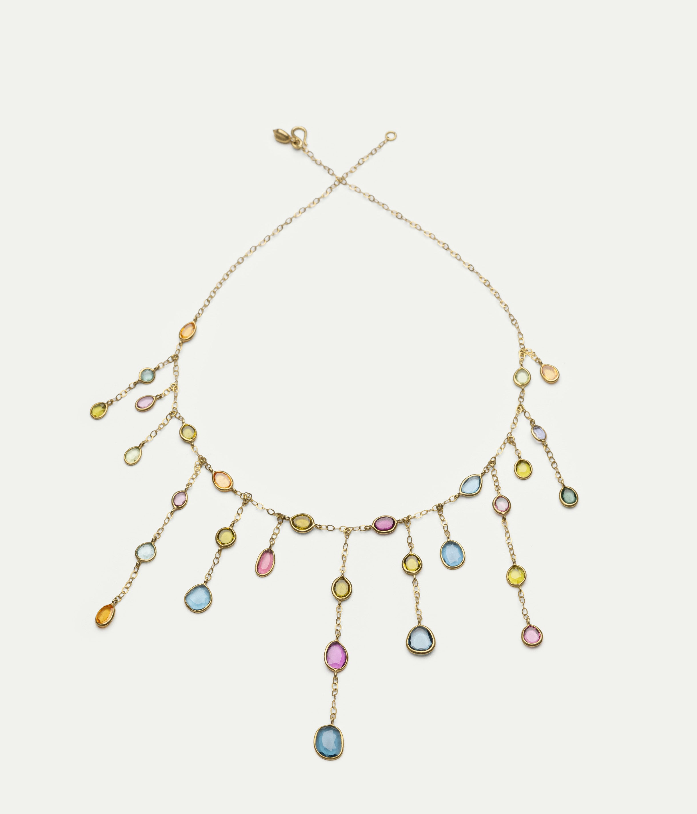 New Day Waterfall Tourmalines necklace