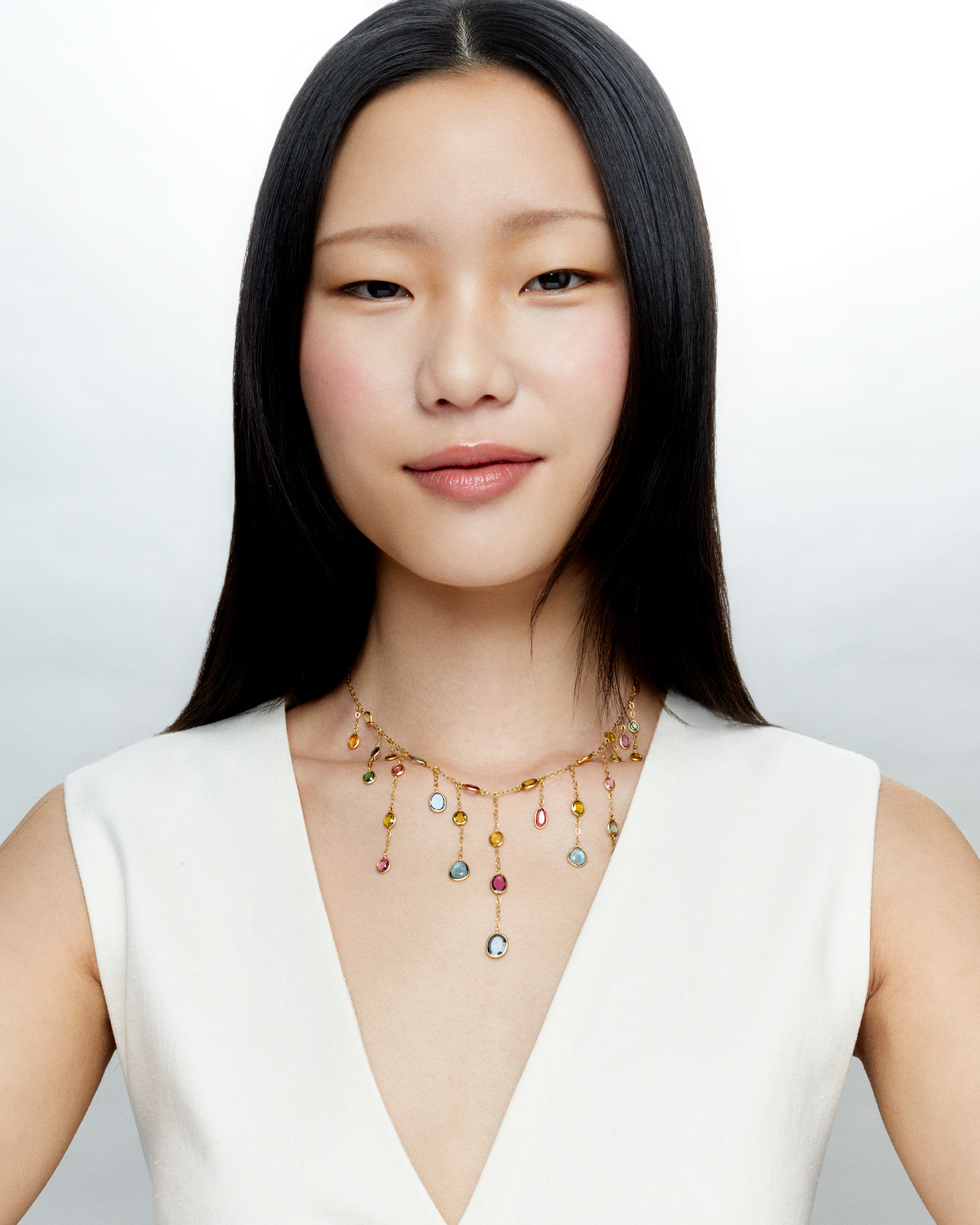 New Day Waterfall Tourmalines necklace