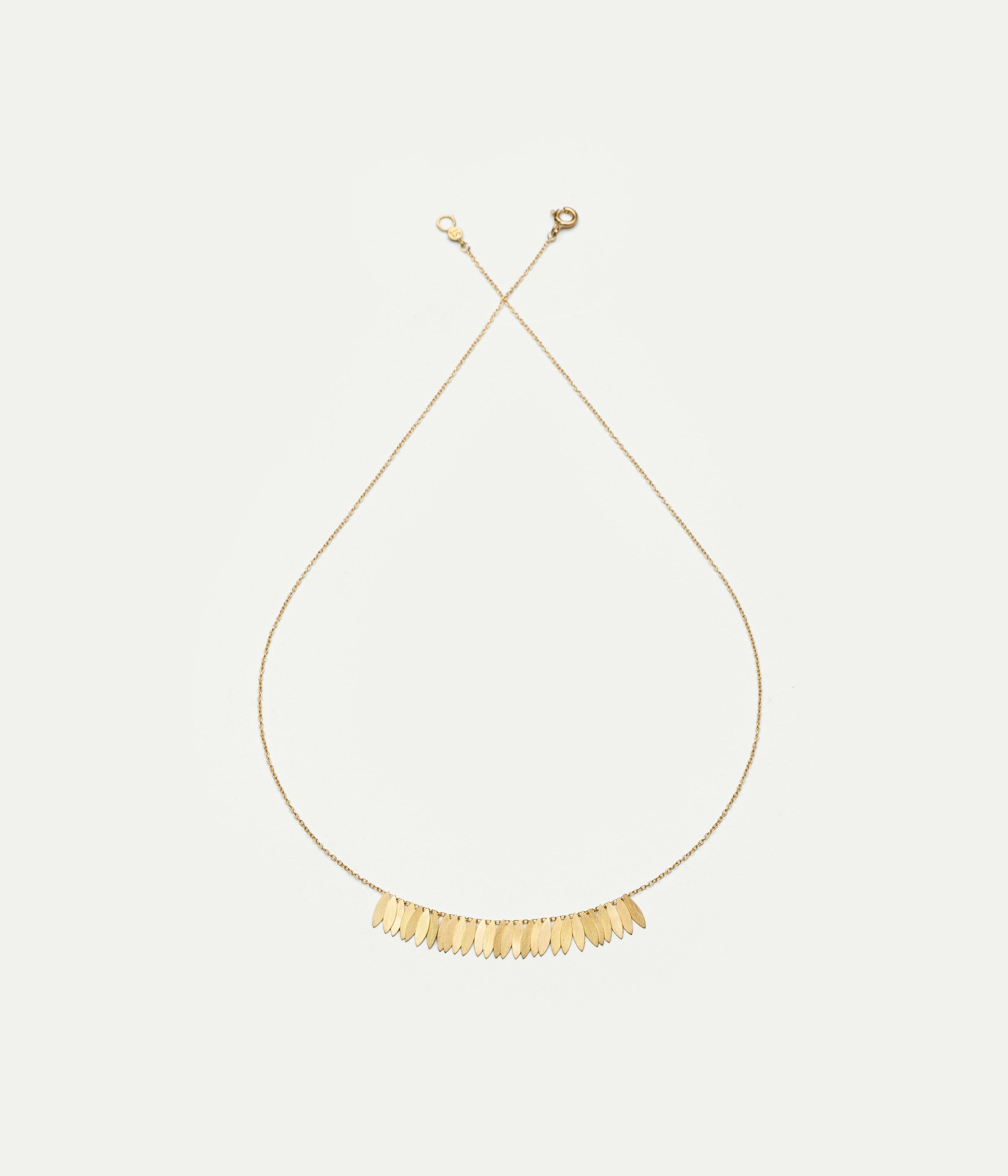 Collier Golden Leaf Arc