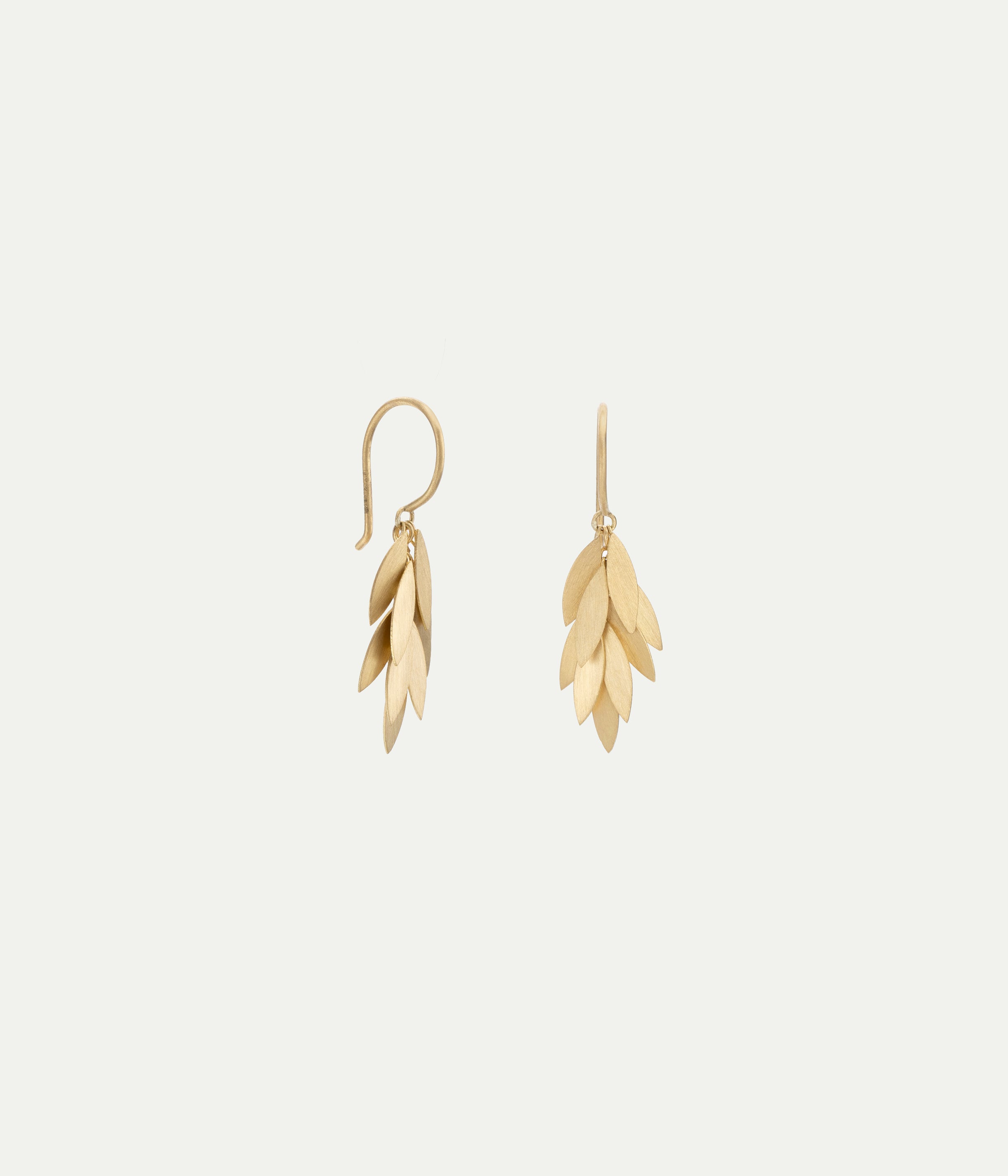 Small Golden Leaf earrings