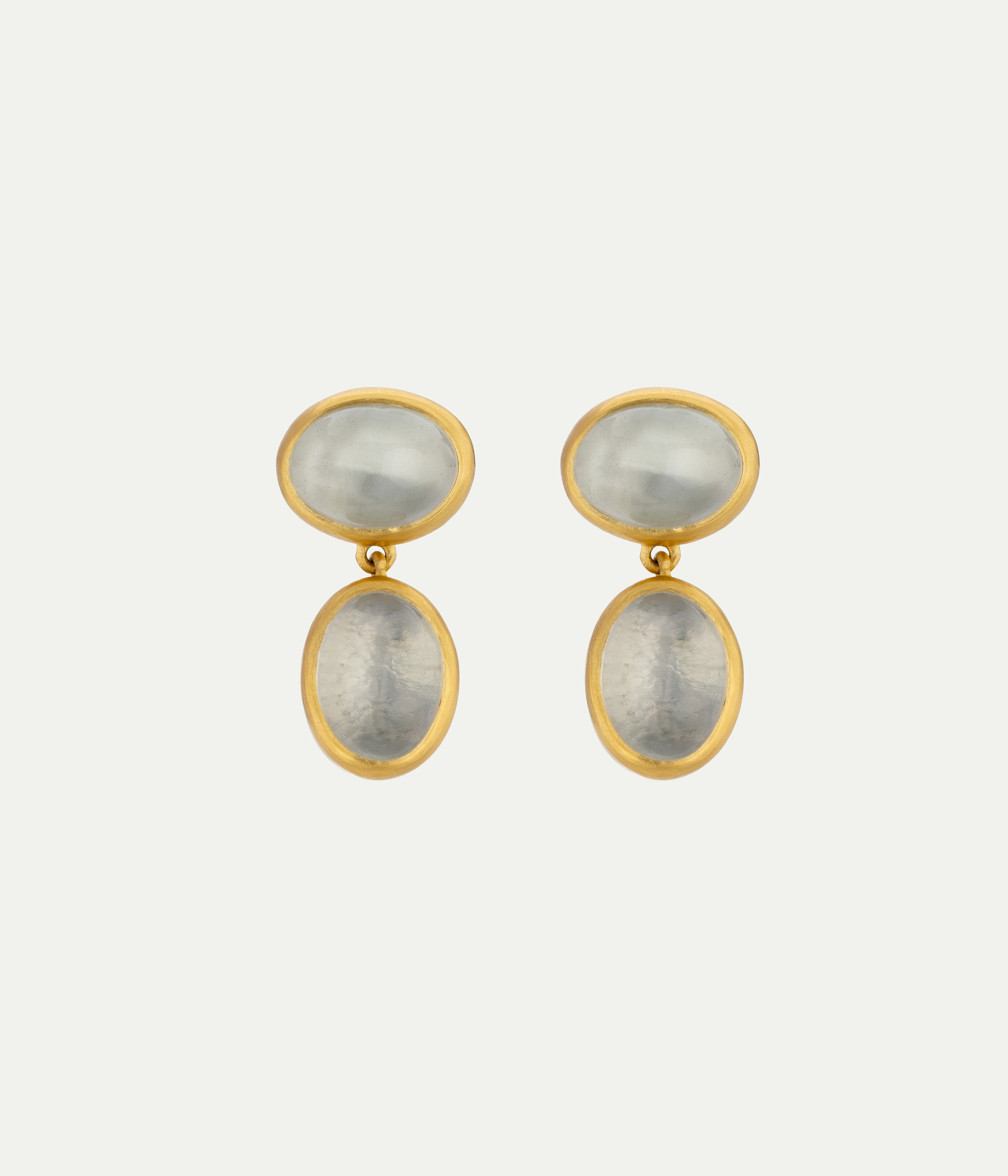 Small Mango Amphora moonstone earrings
