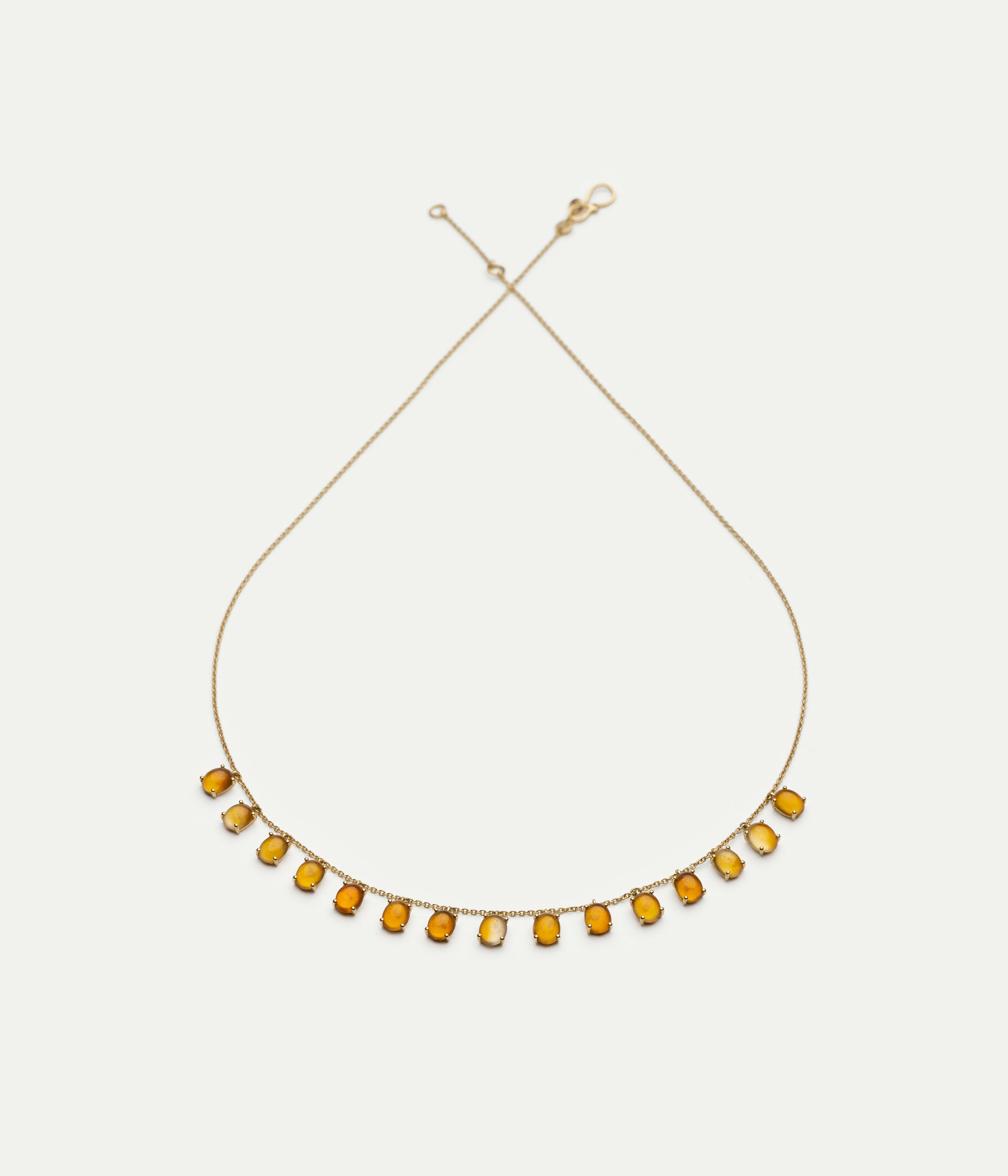 Collier Dancing Drop Citrine